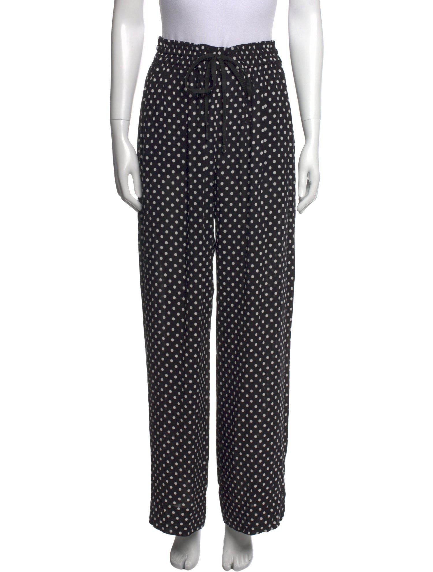 Zimmermann Polka Dot Print Wide Leg Pants