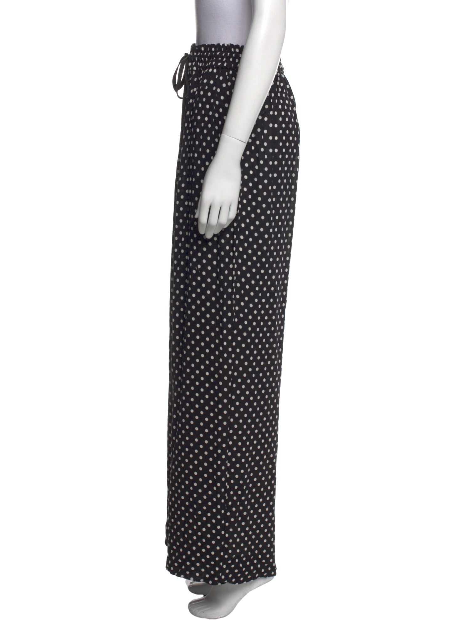 Zimmermann Polka Dot Print Wide Leg Pants