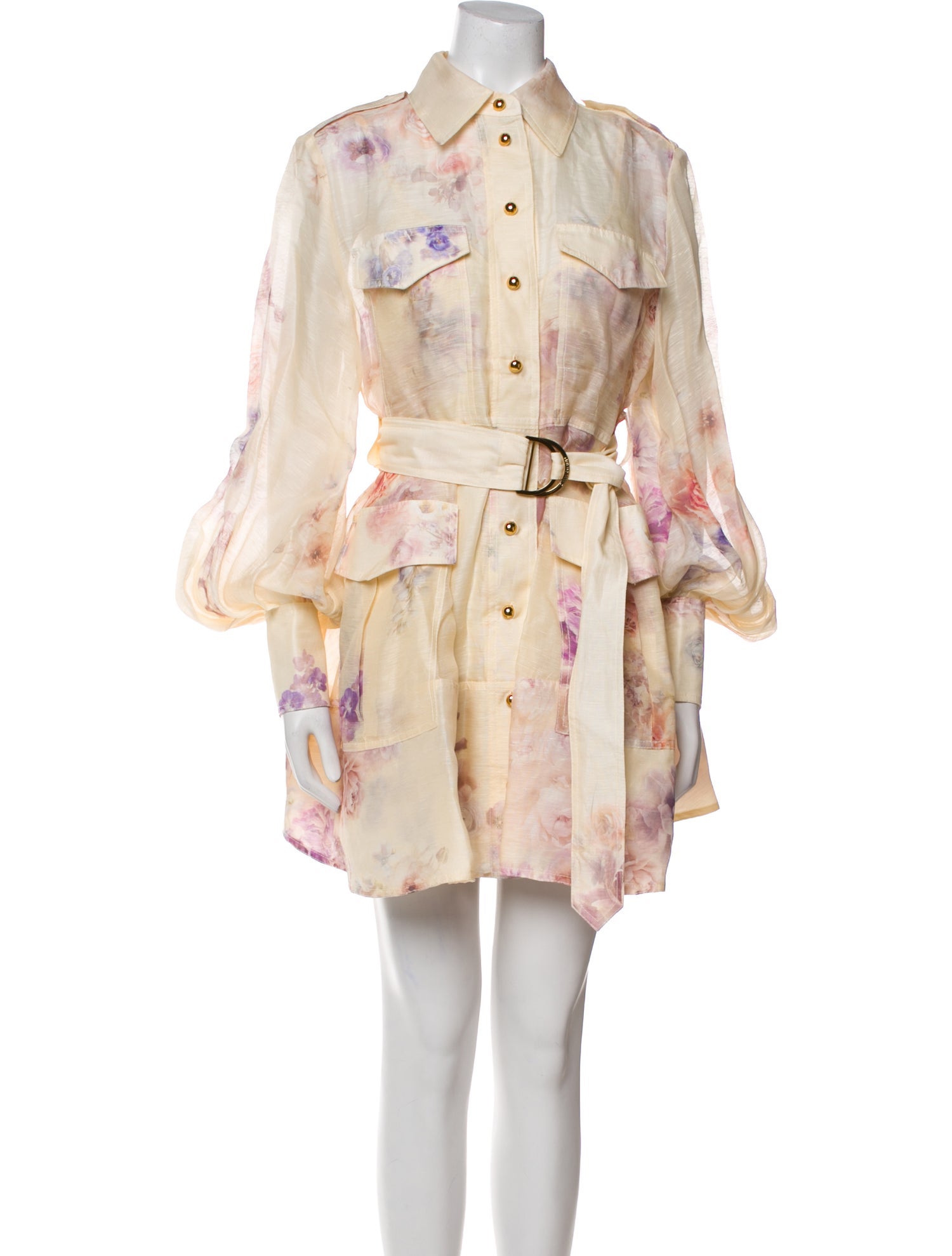 Zimmermann Linen Mini Dress