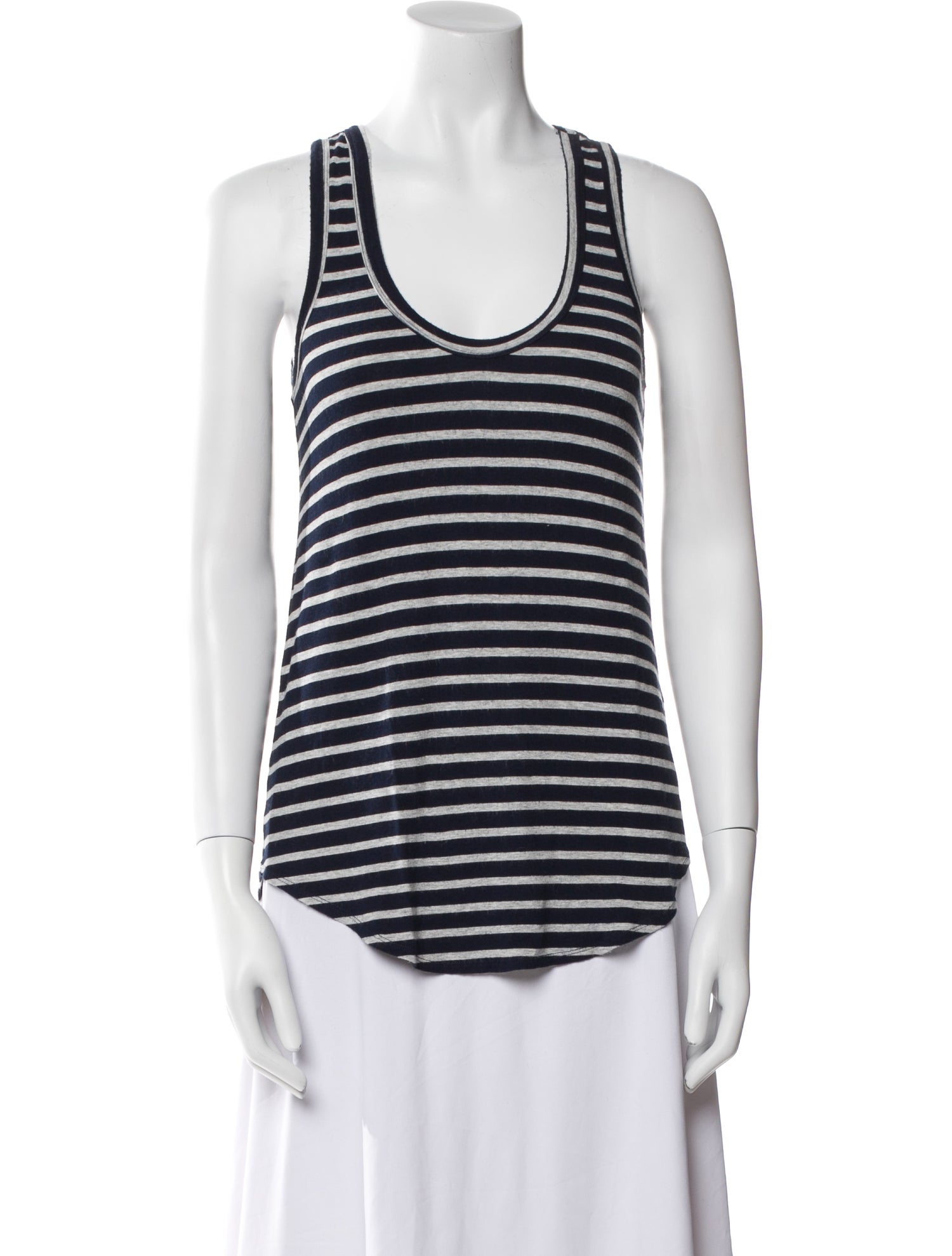 Zimmermann Striped Scoop Neck Top