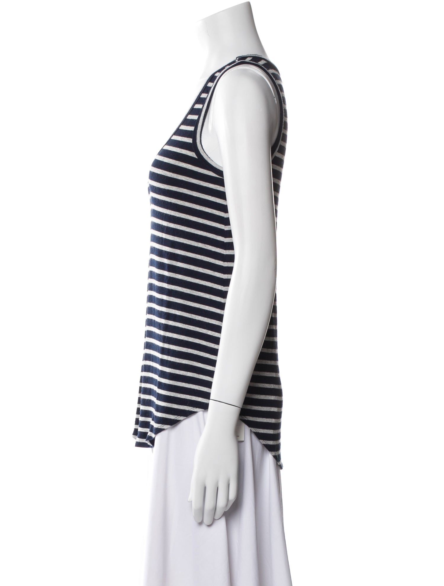 Zimmermann Striped Scoop Neck Top