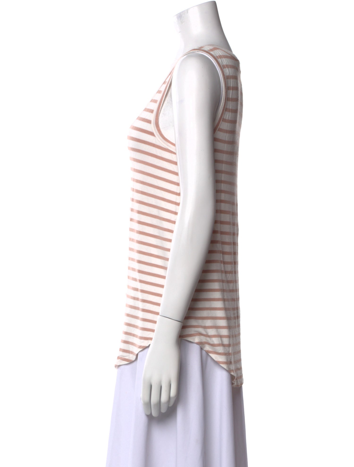 Zimmermann Striped Scoop Neck Top