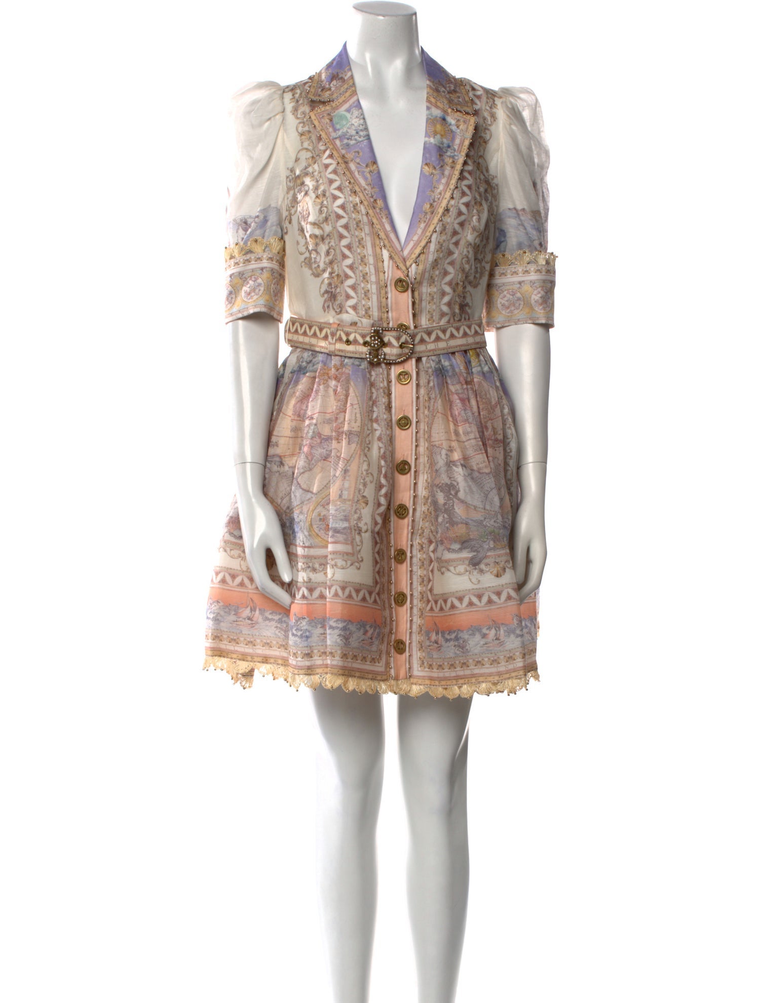 Zimmermann Linen Mini Dress