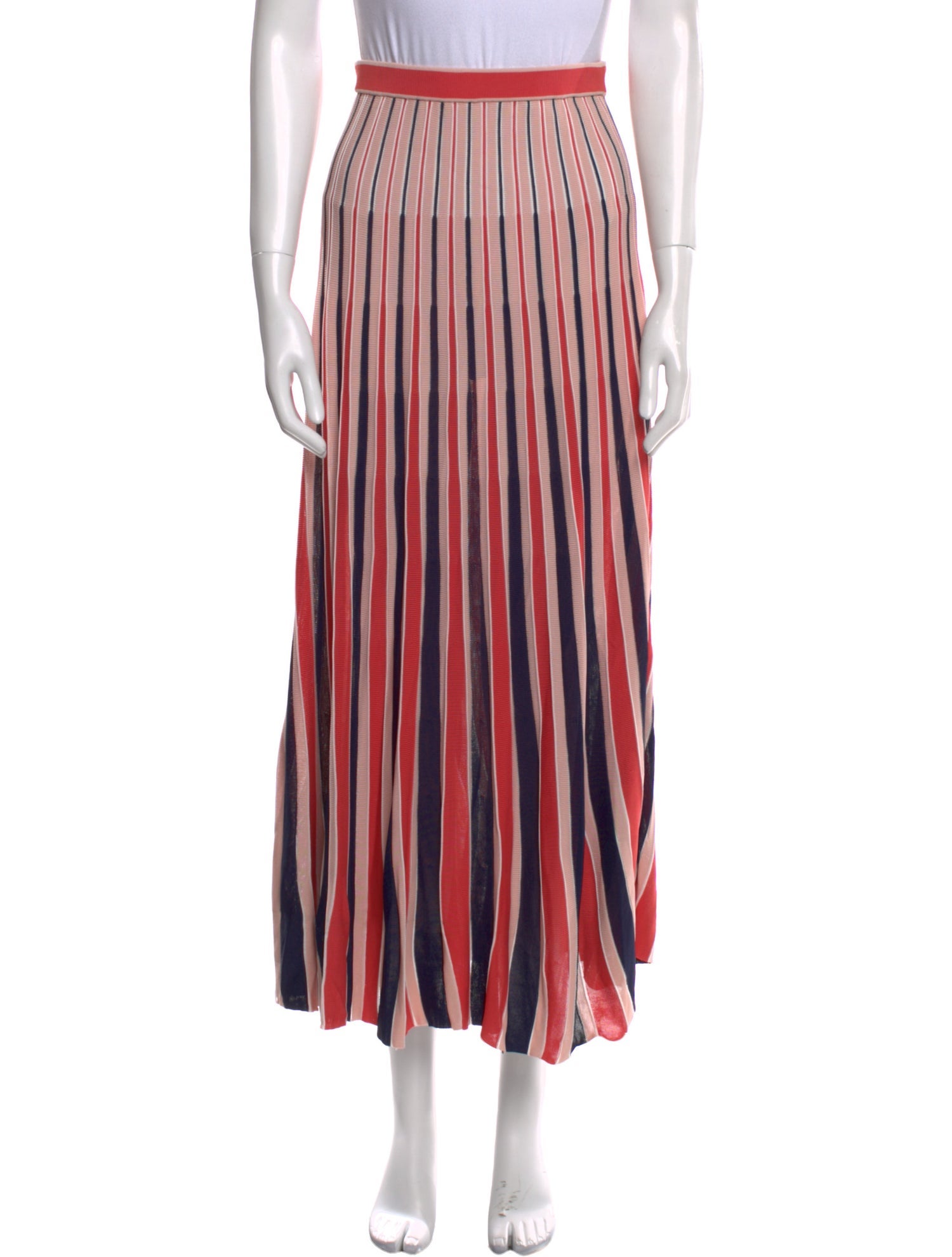 Zimmermann Striped Midi Length Skirt