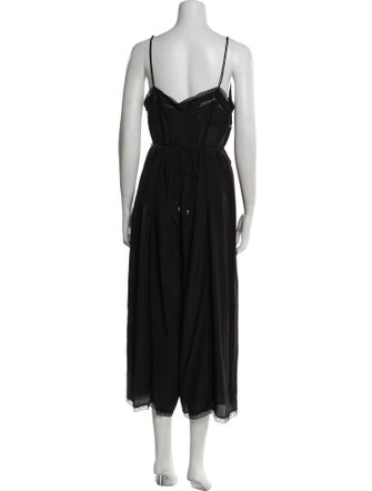 Zimmermann Silk V-Neck Jumpsuit
