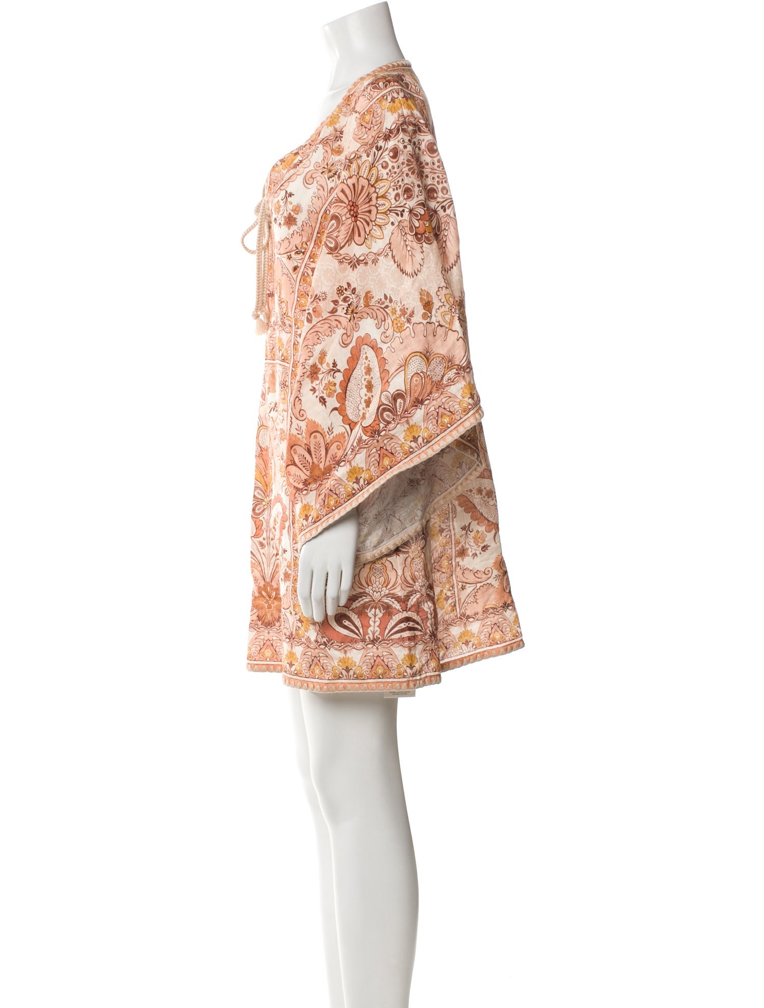 Zimmermann Linen Paisley Print Tunic
