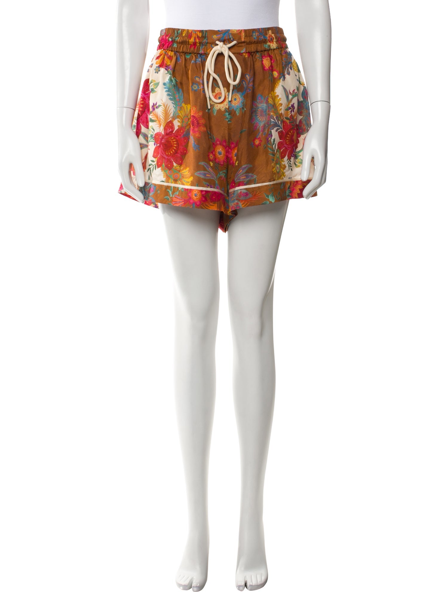 Zimmermann Silk Mini Shorts