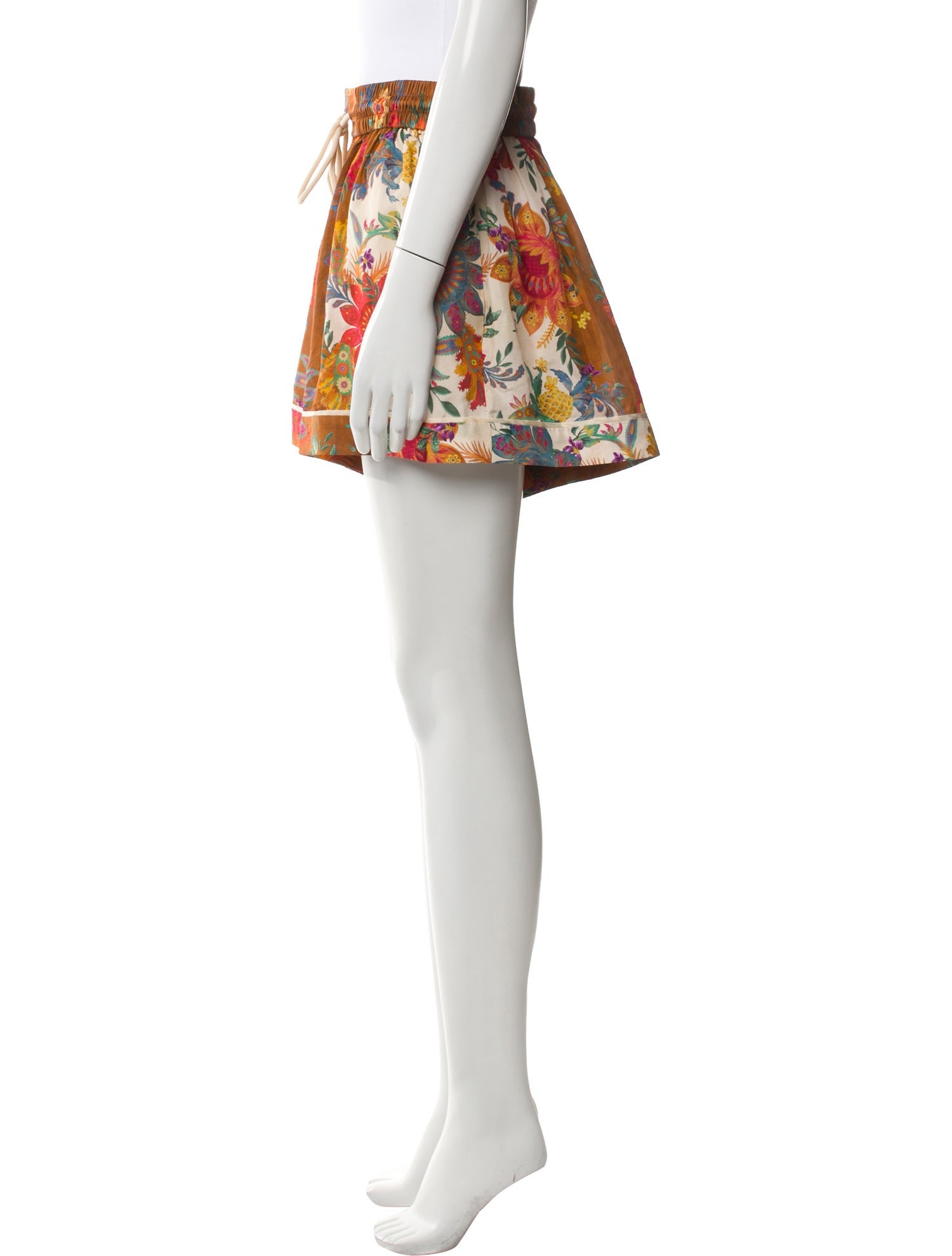 Zimmermann Silk Mini Shorts