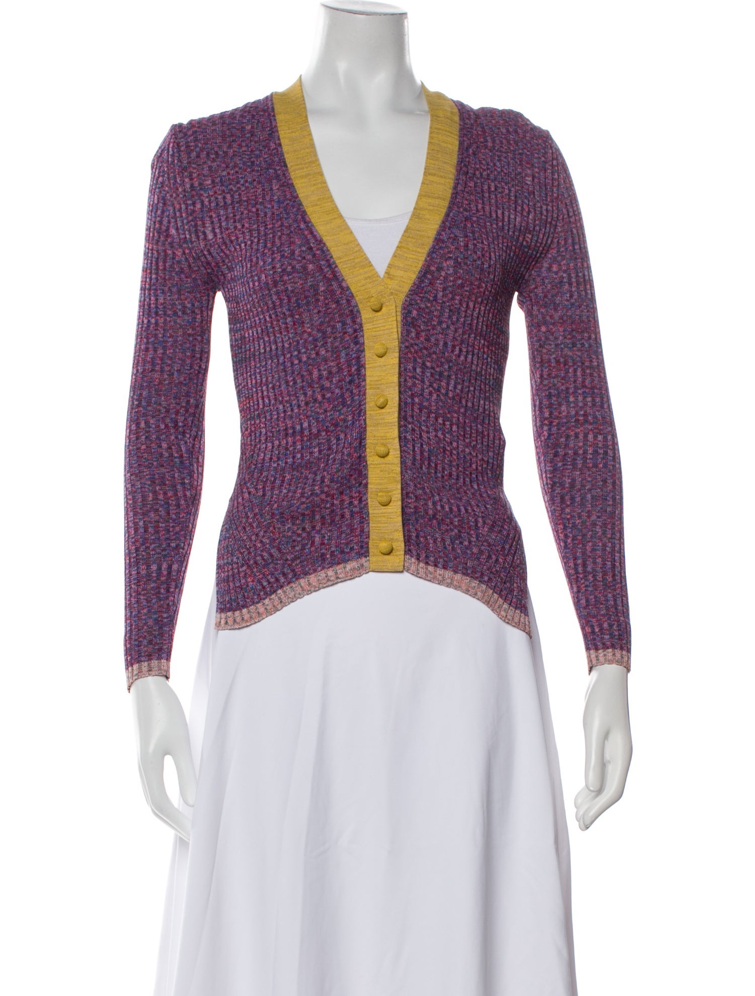 Zimmermann Striped V-Neck Sweater