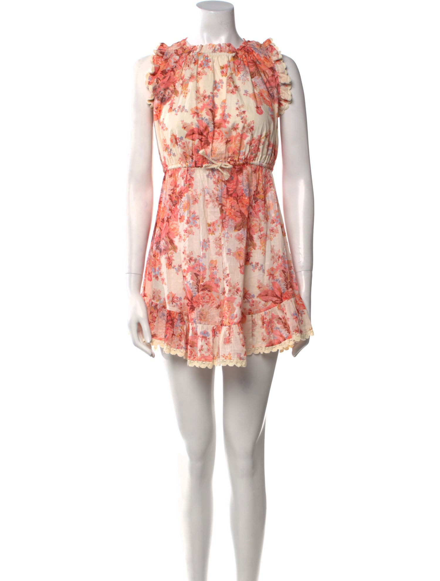 Zimmermann Girls' Floral Printed Sleeveless Dress w/ Tags