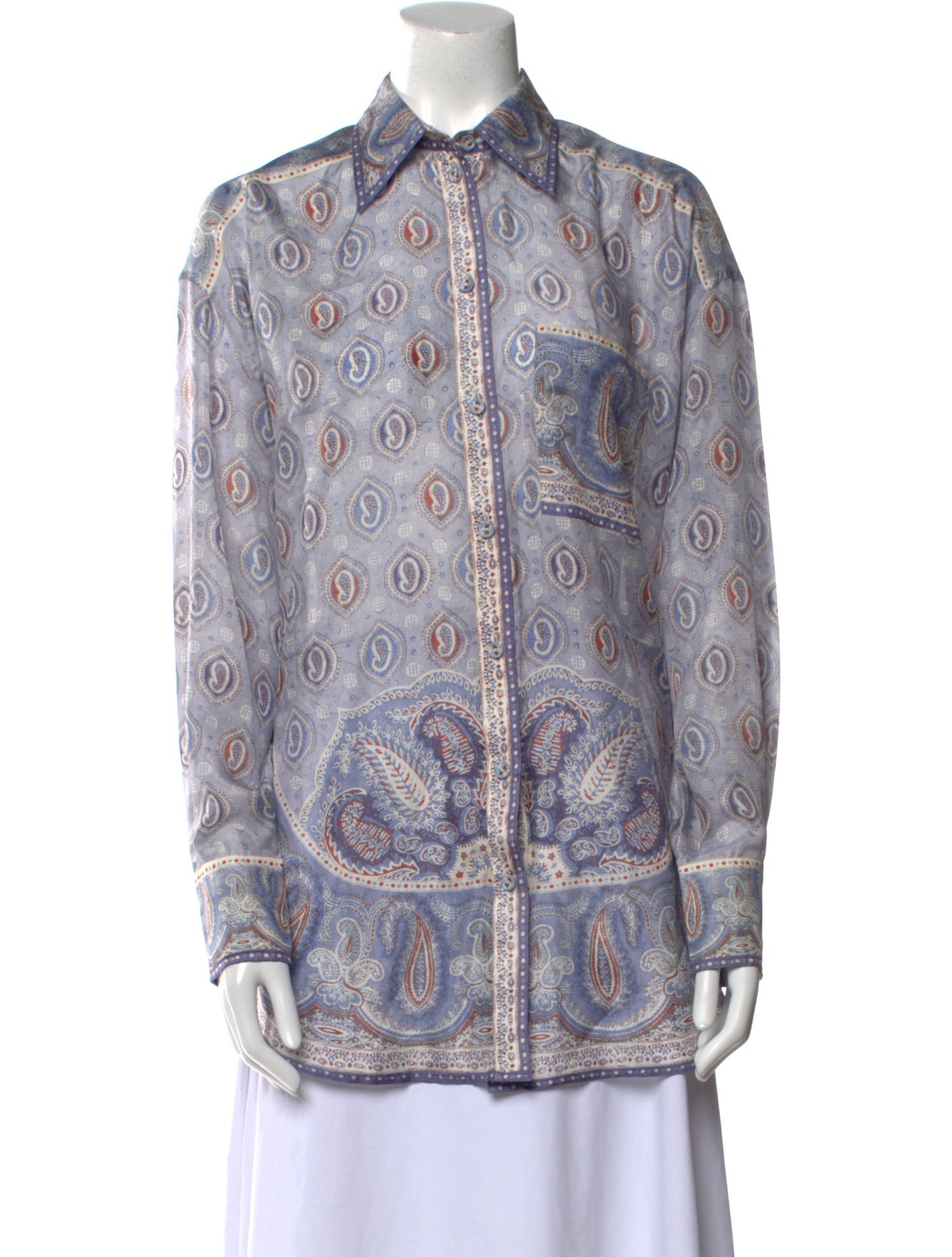 Zimmermann Silk Printed Tunic