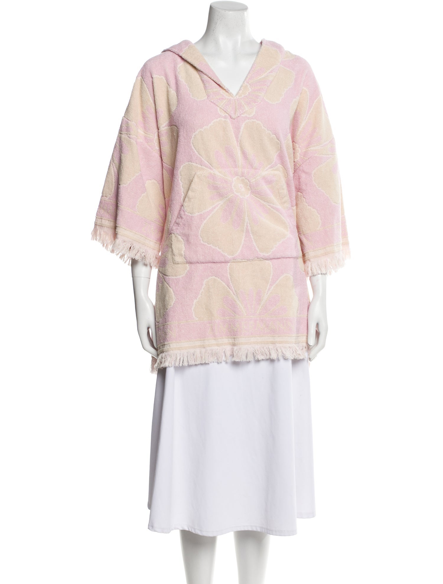 Zimmermann Printed Raw-Edge Trim Cover-Up