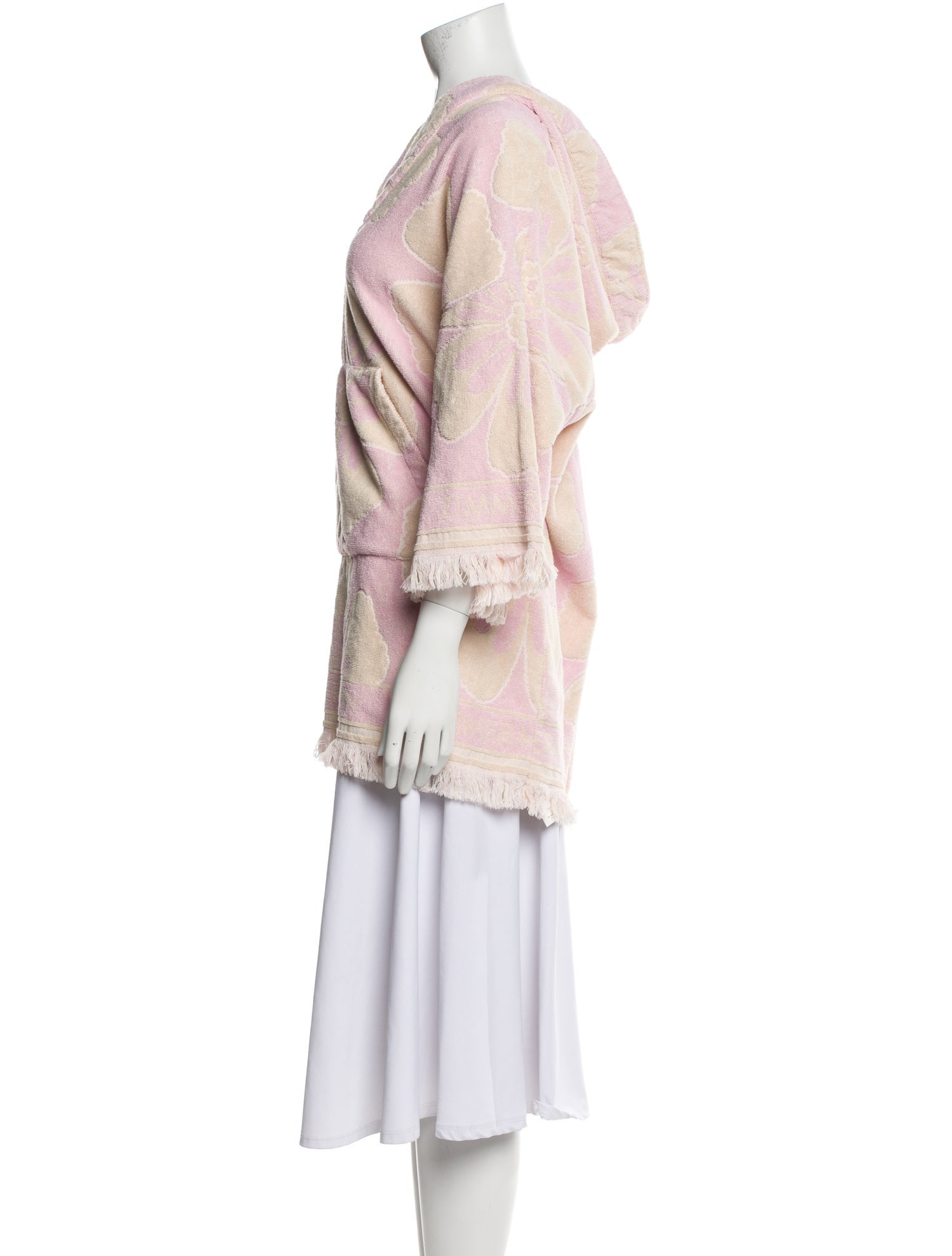 Zimmermann Printed Raw-Edge Trim Cover-Up