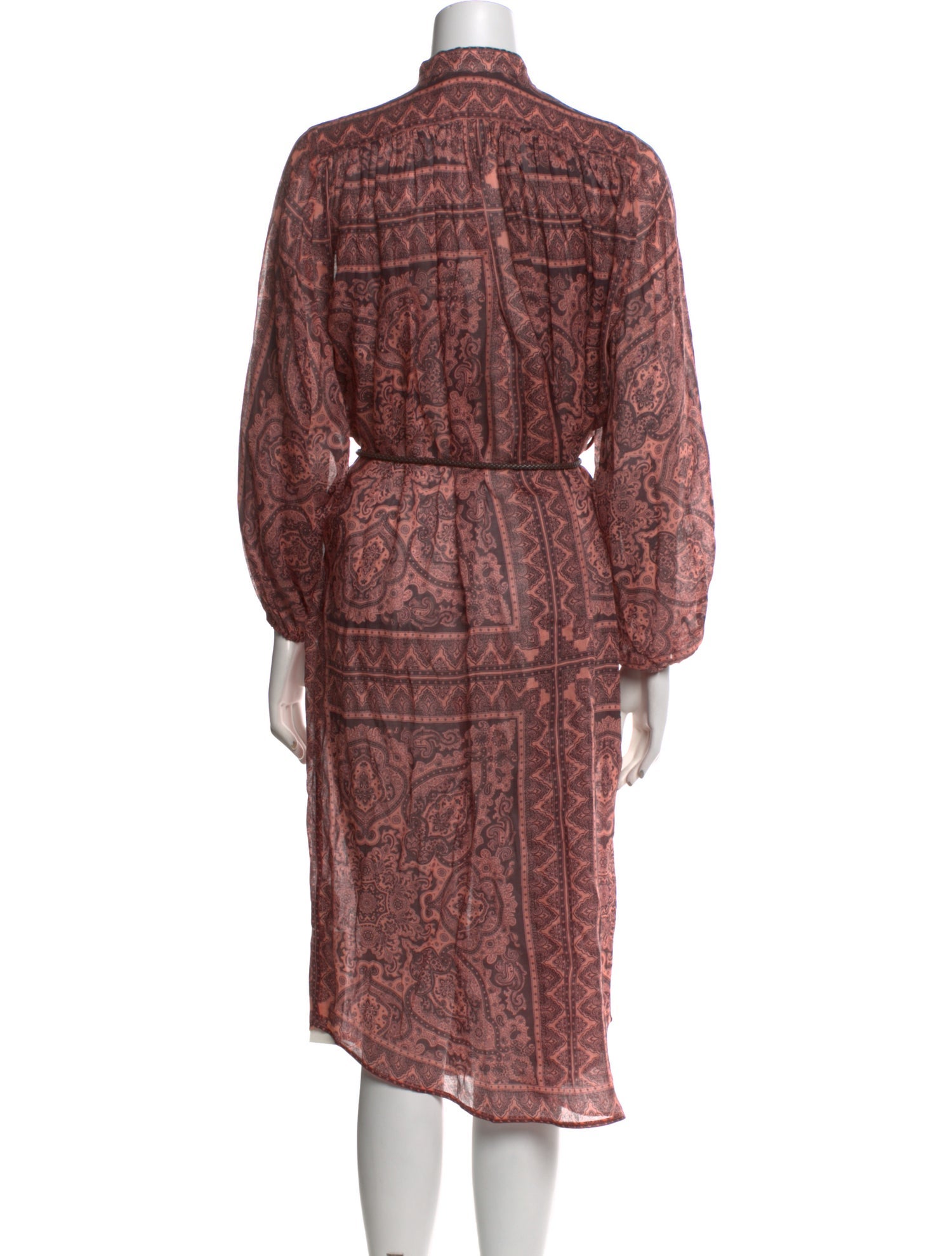 Zimmermann Paisley Print Midi Length Dress