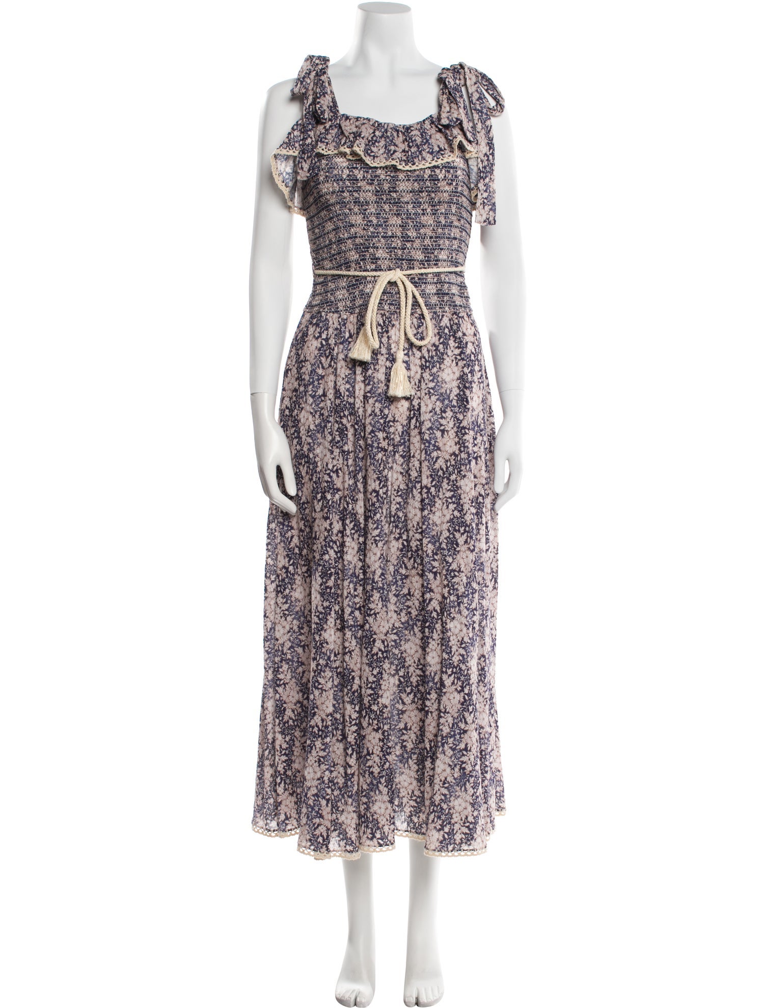 Zimmermann Floral Print Long Dress