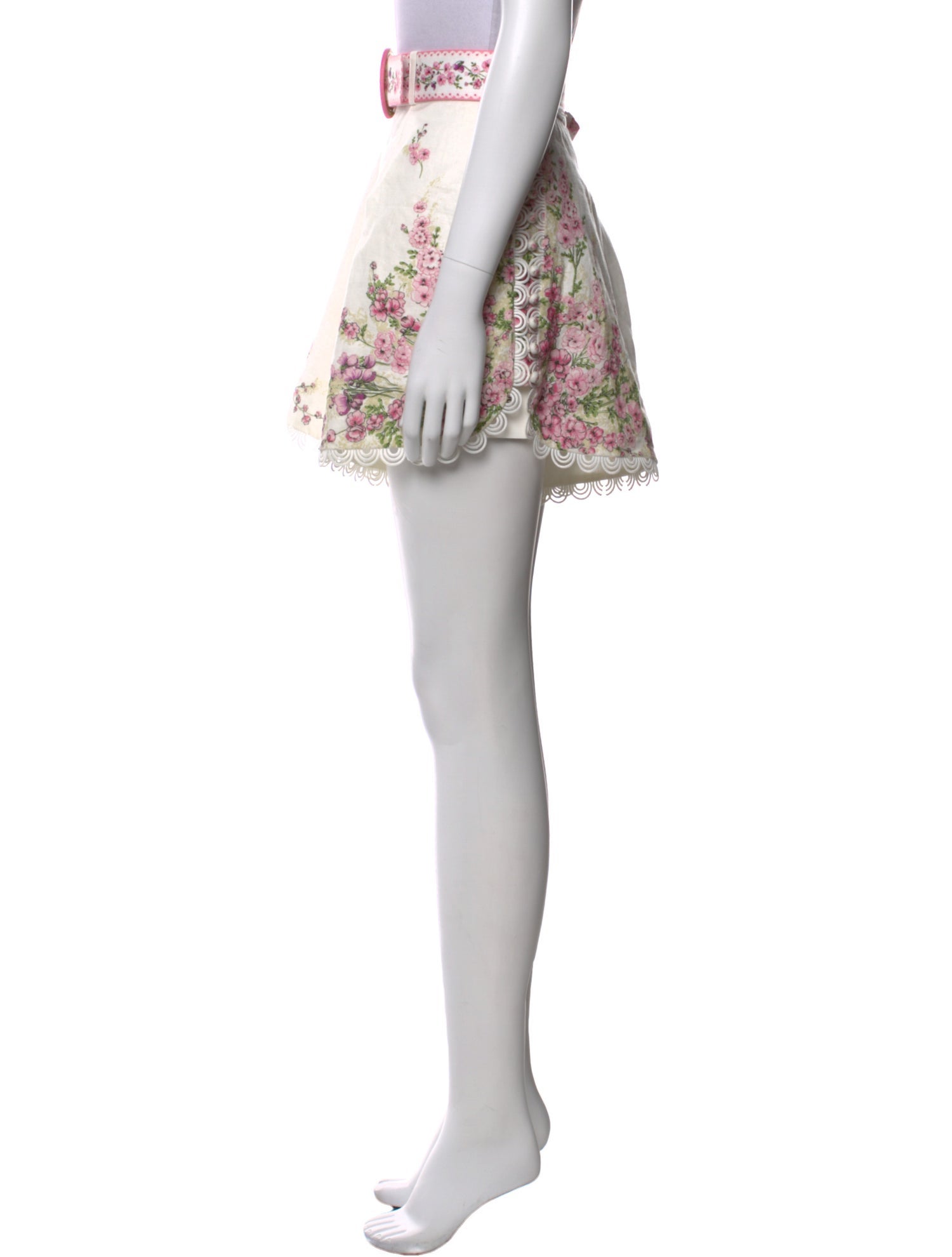 Zimmermann Linen Mini Shorts