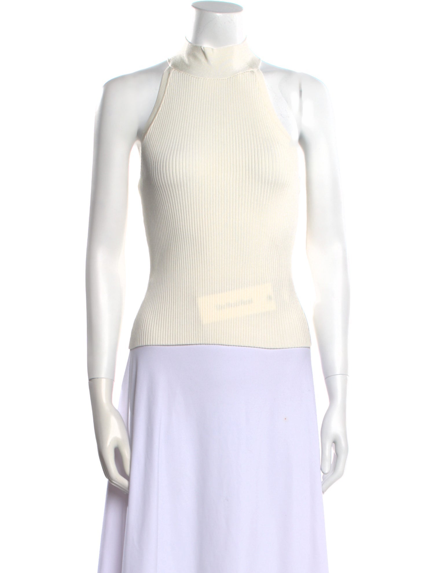 Zimmermann Mock Neck Sleeveless Top