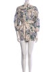 Zimmermann Linen Floral Print Romper