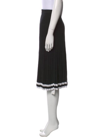 Zimmermann Pleated Accents Knee-Length Skirt