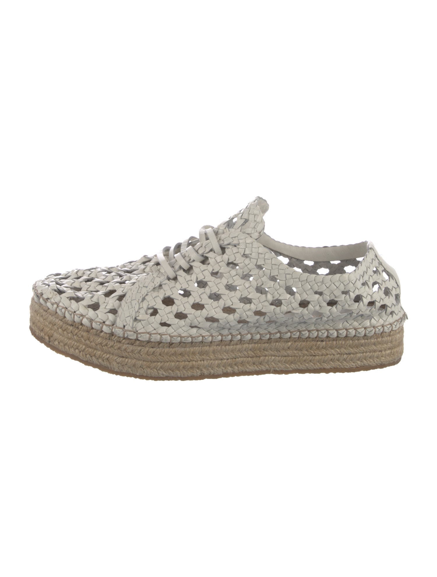 Zimmermann Leather Patterned Espadrille Sneakers