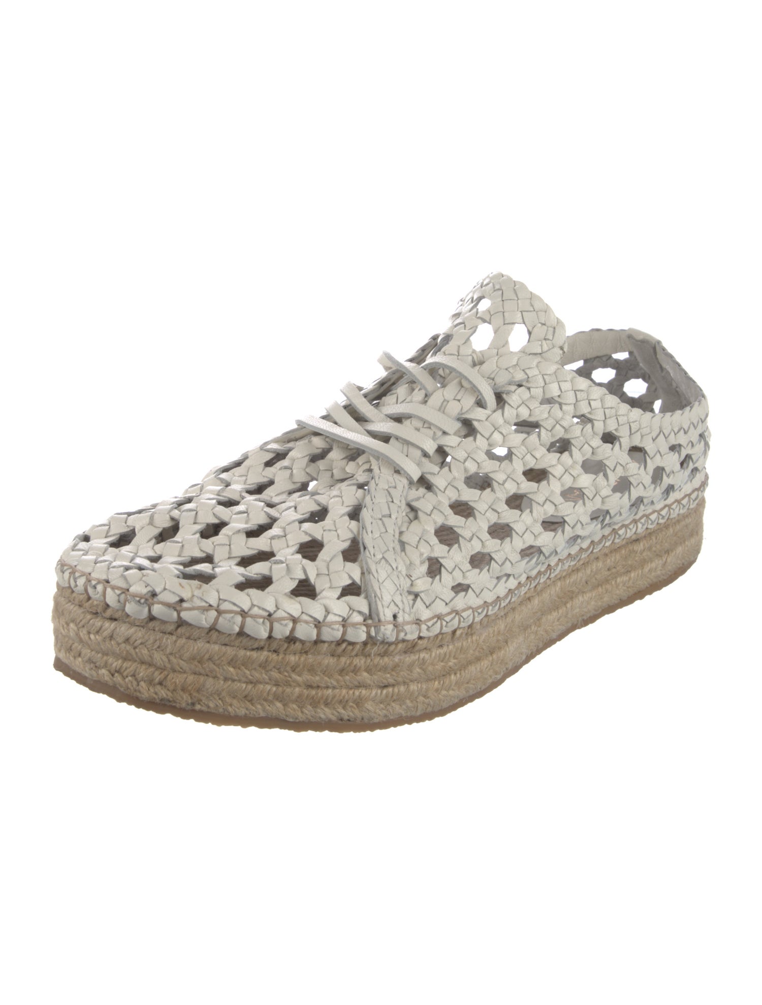 Zimmermann Leather Patterned Espadrille Sneakers