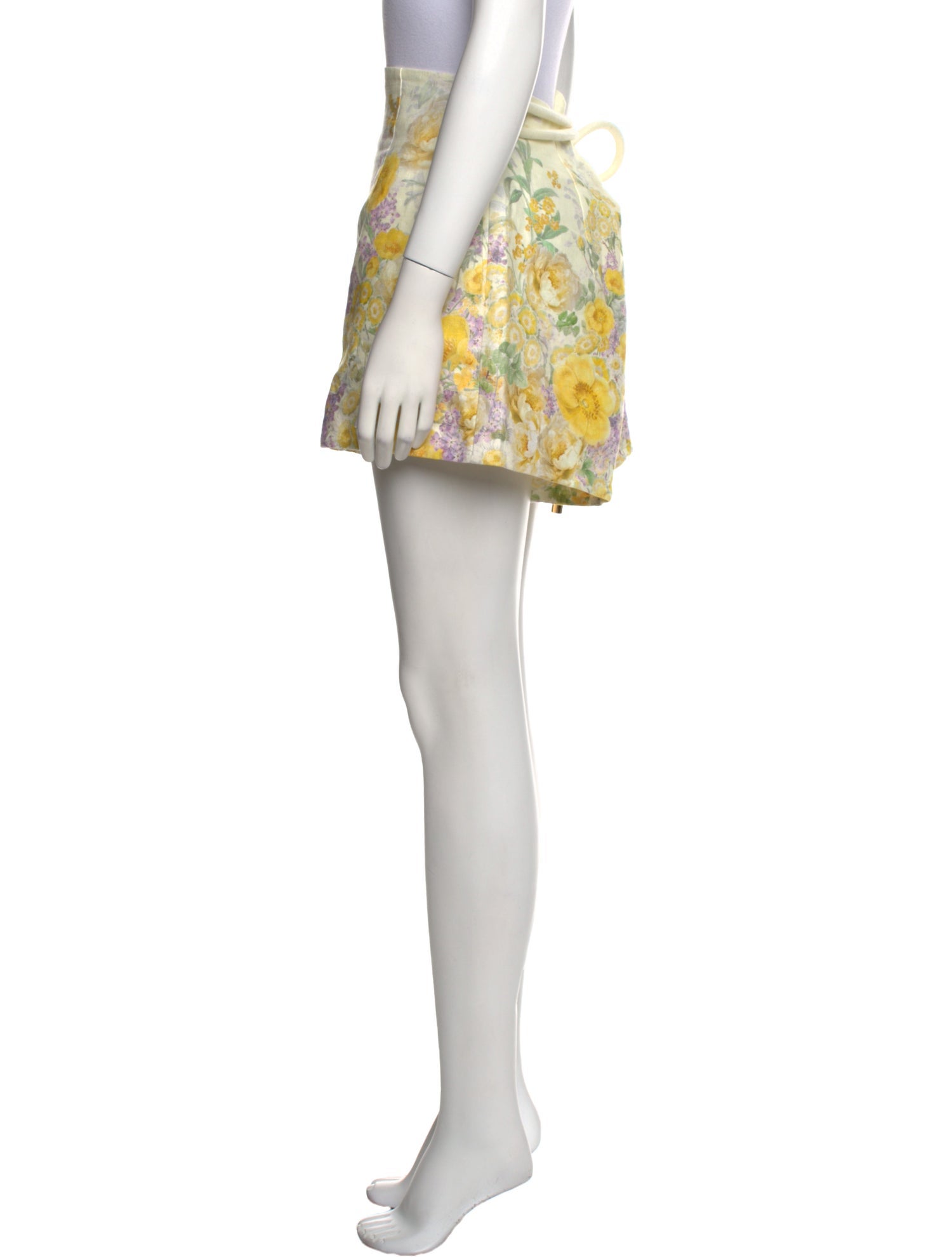 Zimmermann Linen Mini Shorts