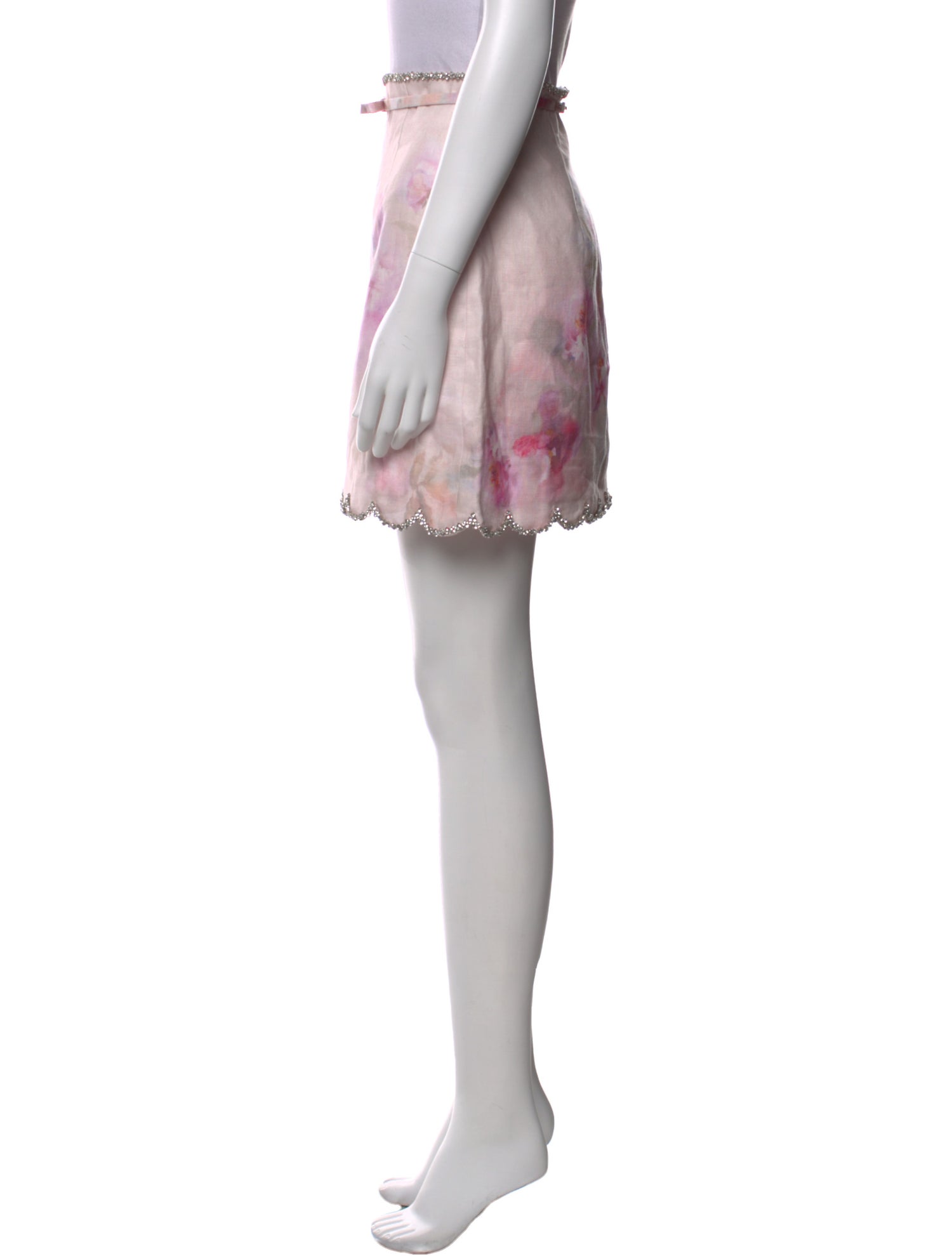 Zimmermann Linen Mini Skirt