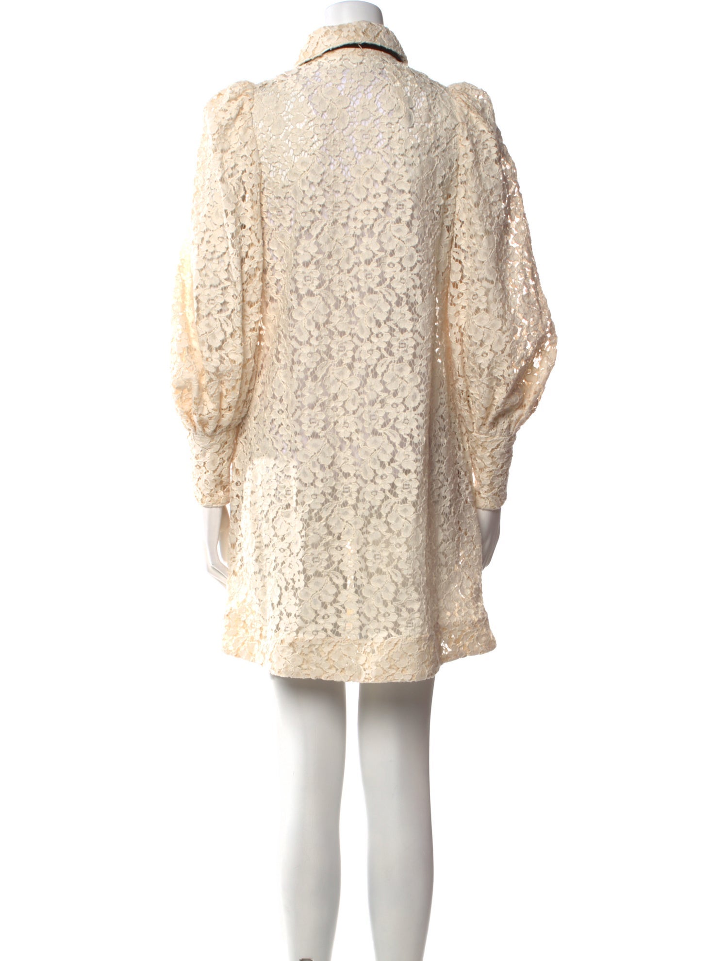 Zimmermann Lace Pattern Mini Dress