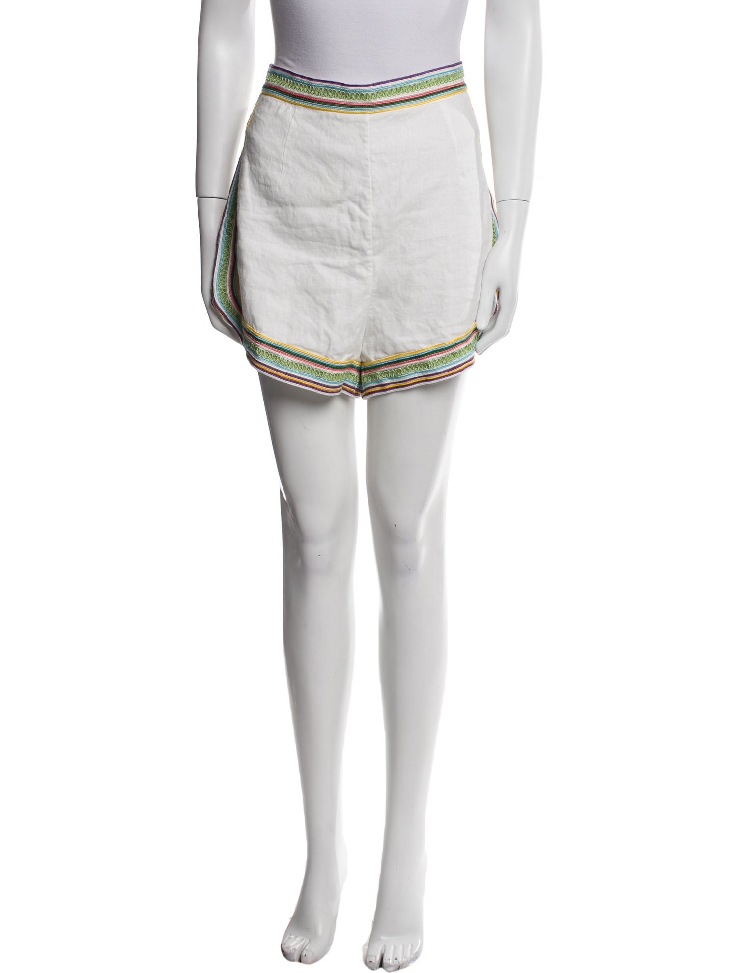 Zimmermann Linen Mini Shorts