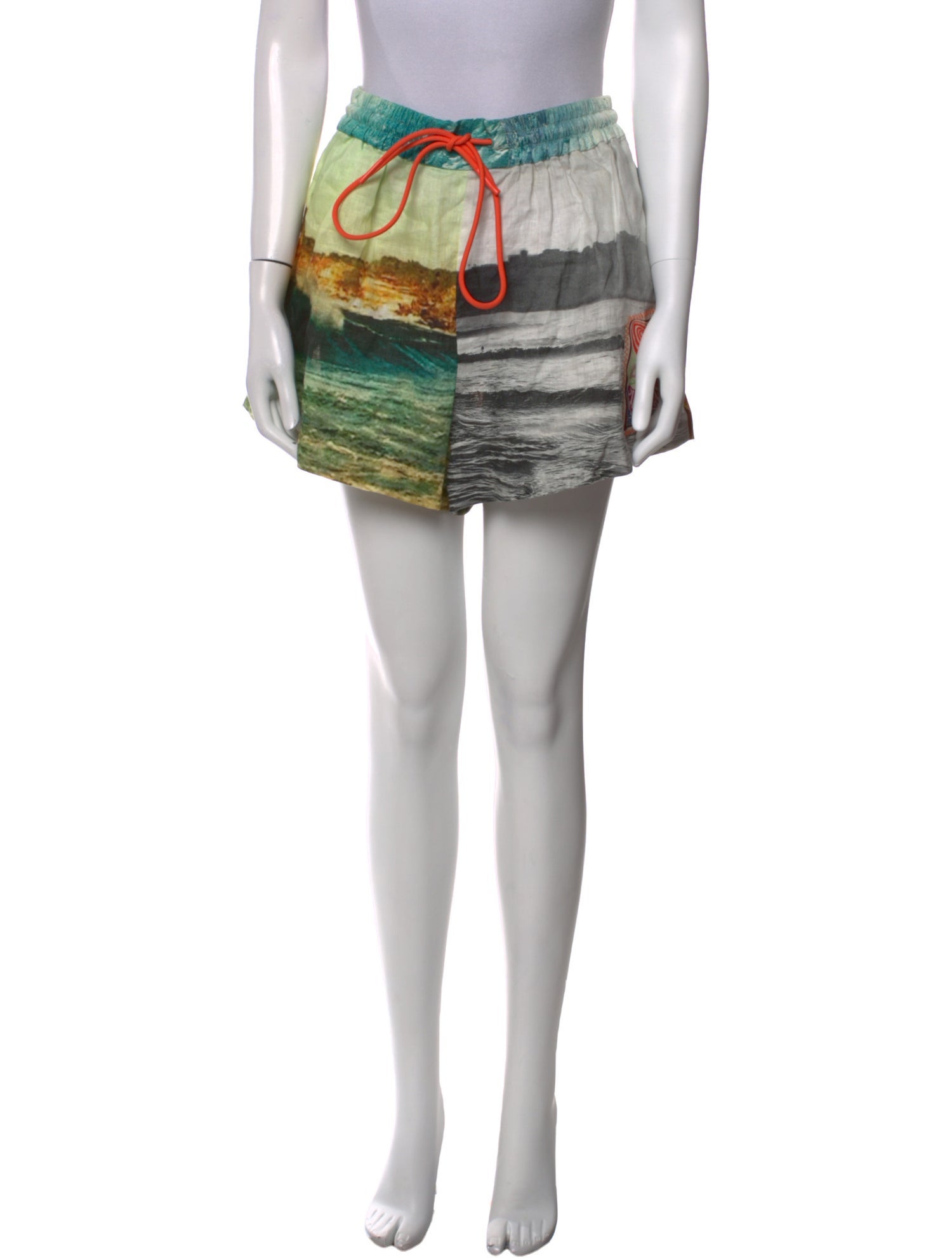 Zimmermann Linen Mini Shorts