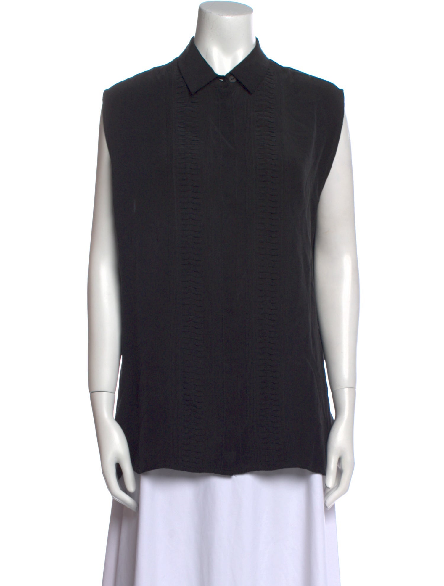 Zimmermann Silk Sleeveless Button-Up Top