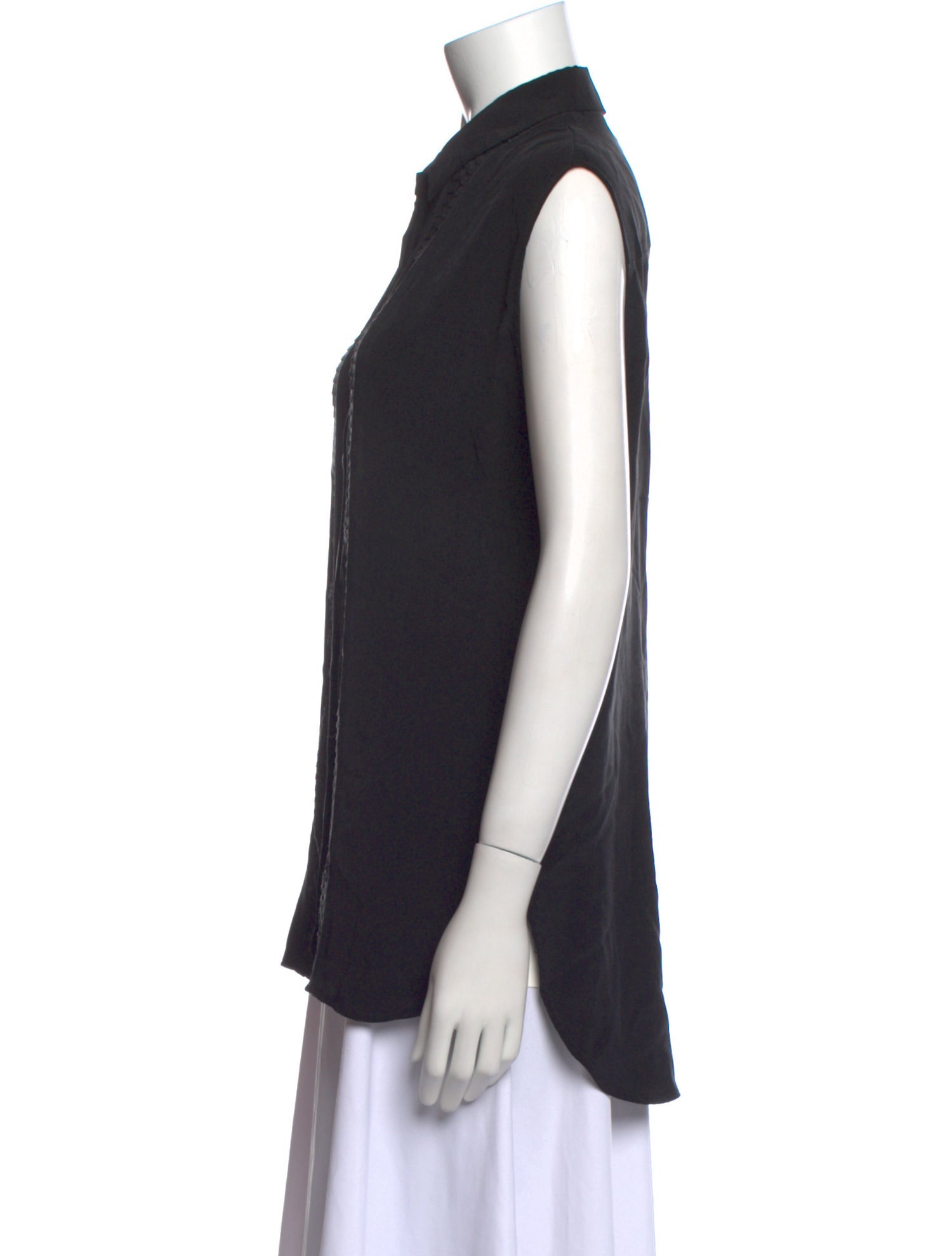 Zimmermann Silk Sleeveless Button-Up Top