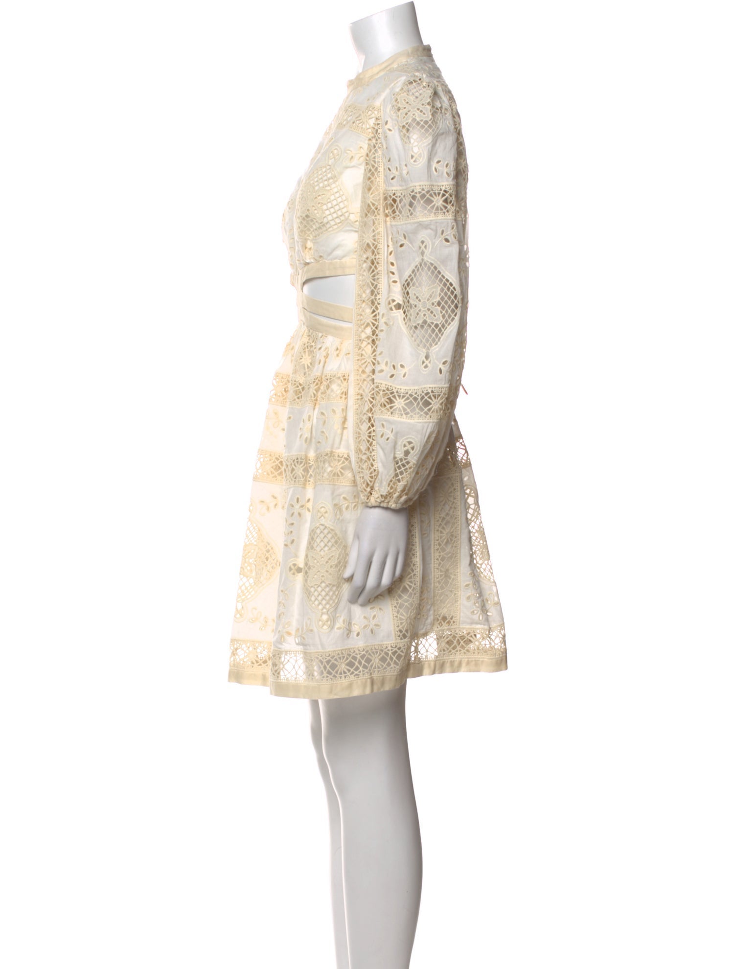 Zimmermann Crew Neck Knee-Length Dress