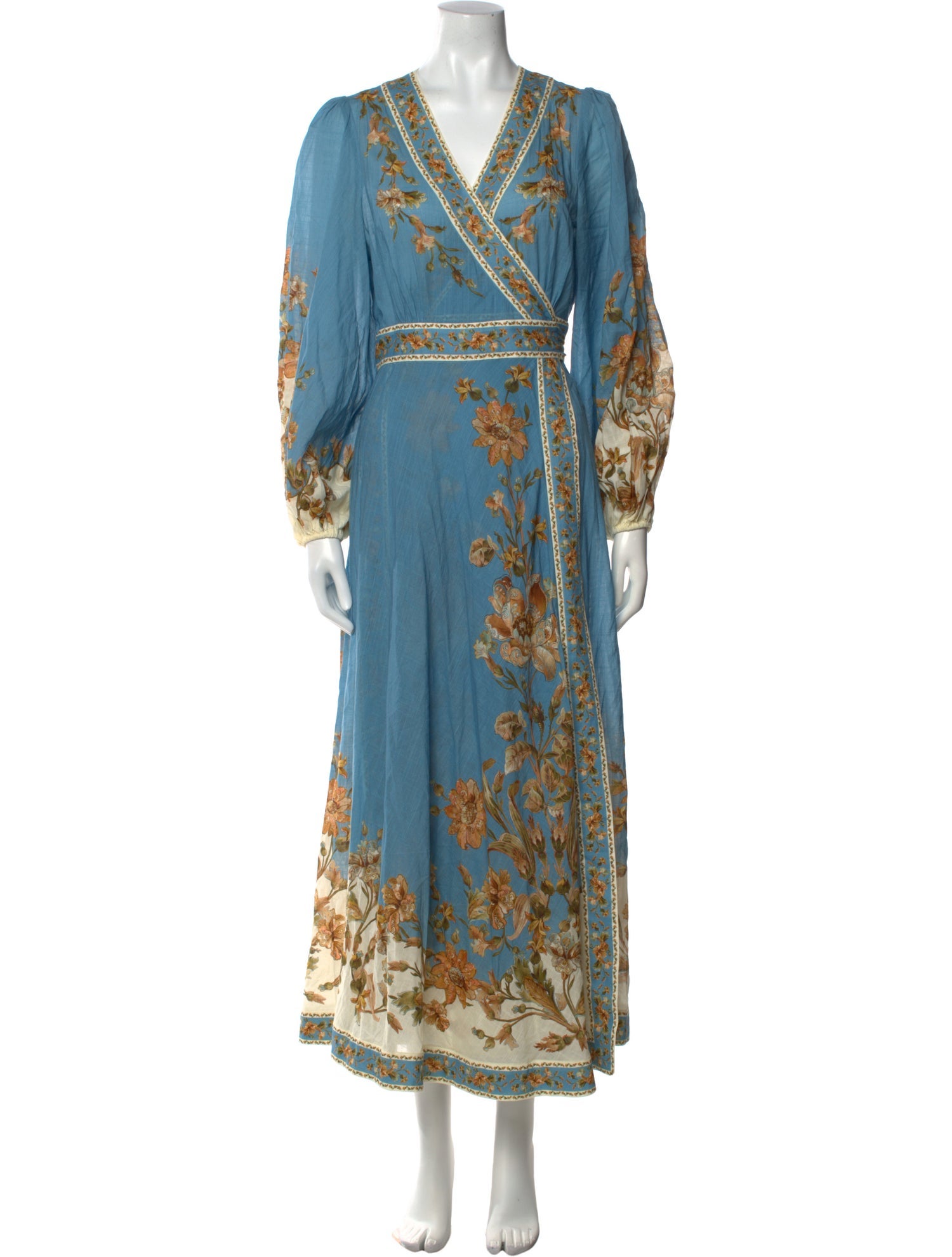 Zimmermann Floral Print Long Dress