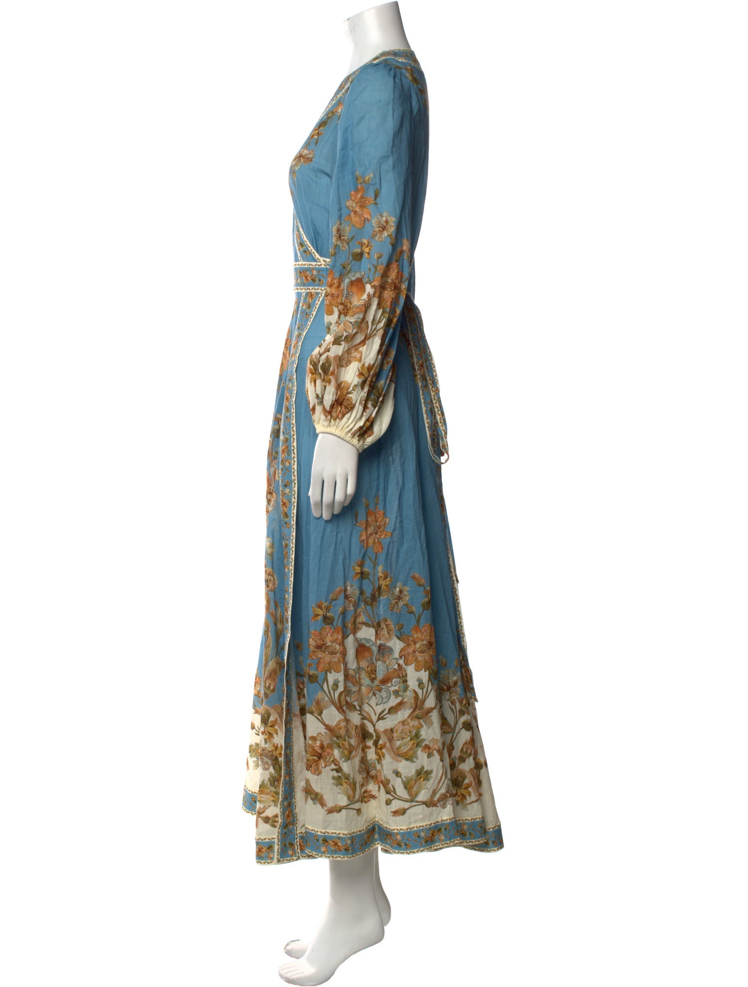 Zimmermann Floral Print Long Dress