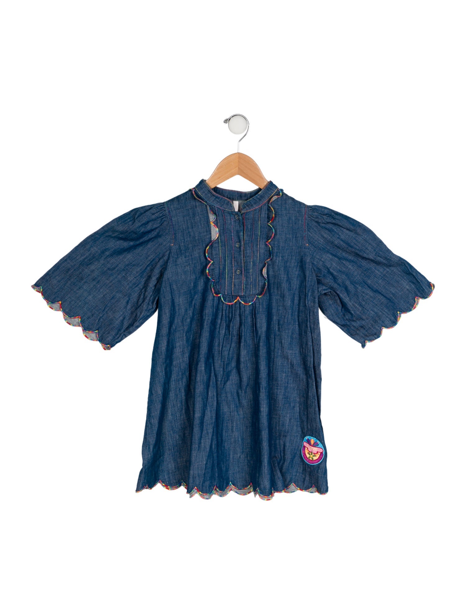 Zimmermann Solid Denim Dress