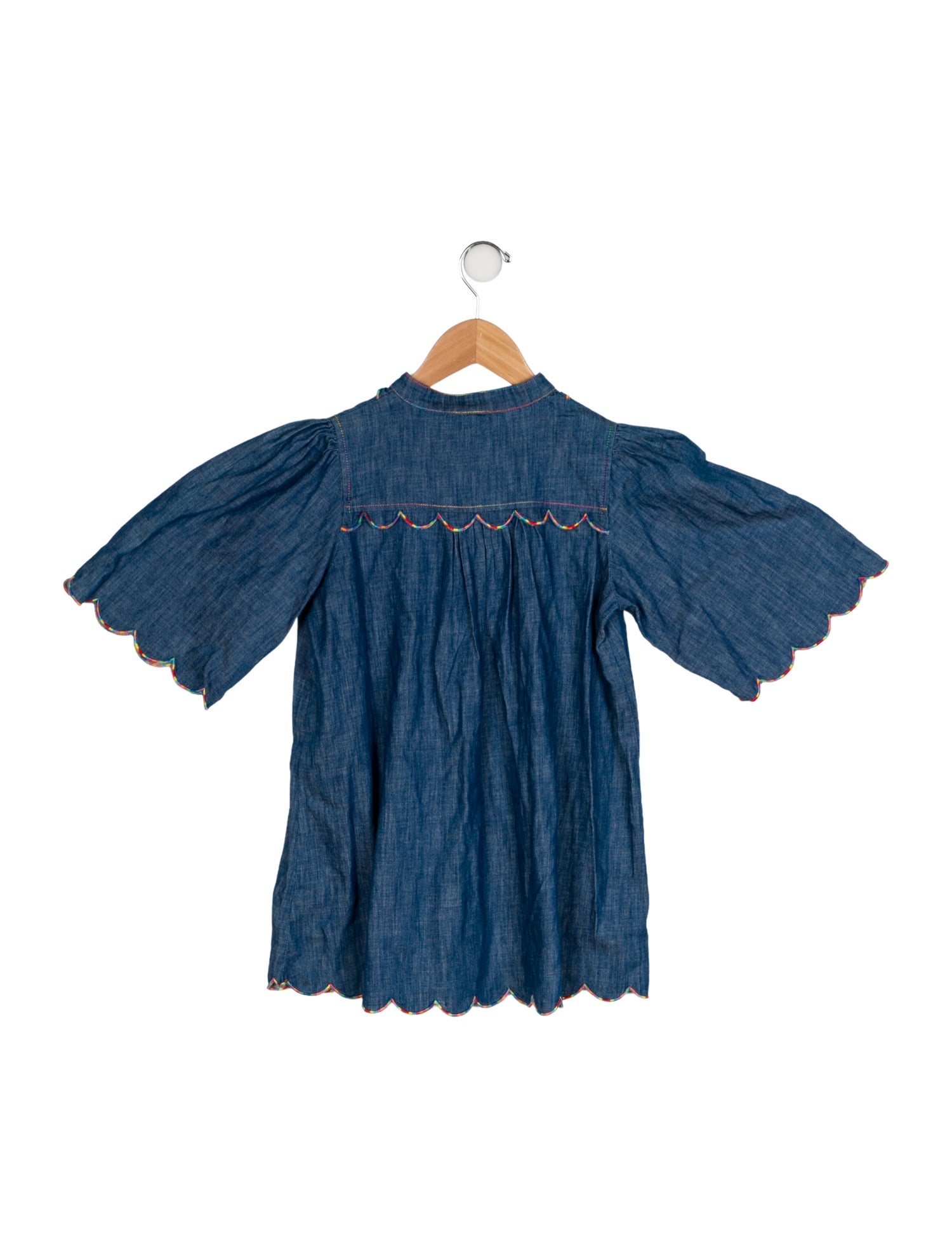 Zimmermann Solid Denim Dress