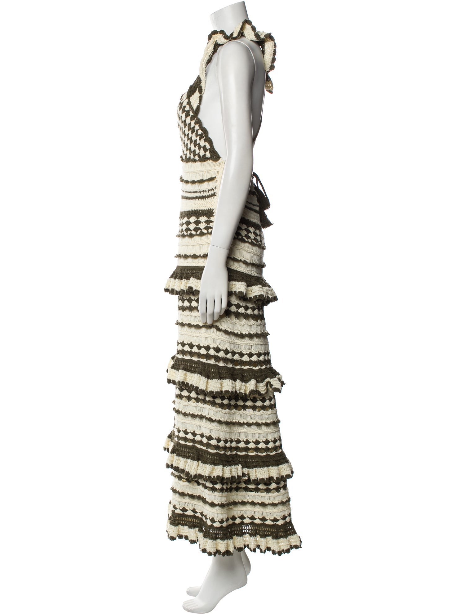 Zimmermann Striped Midi Length Dress