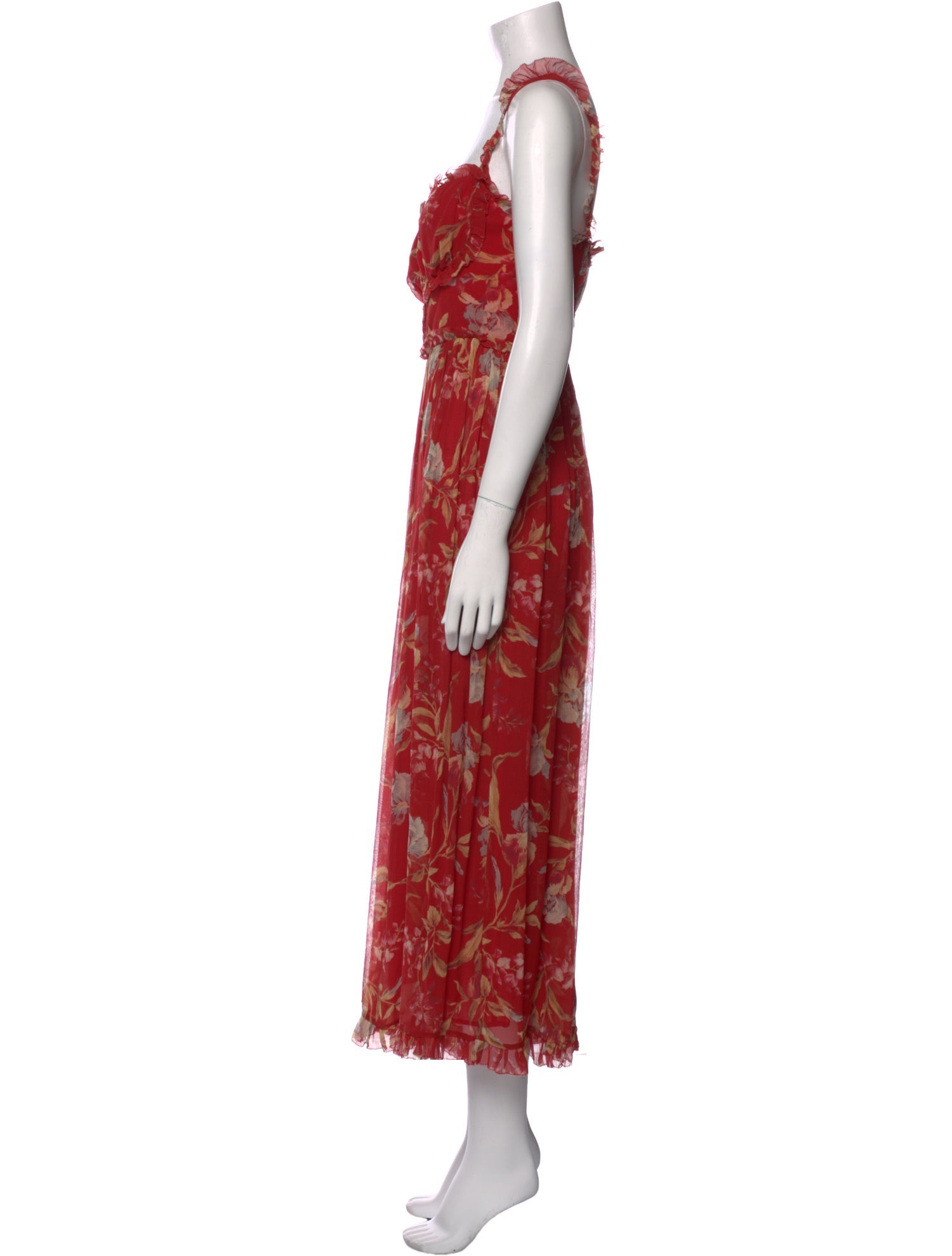 Zimmermann Silk Floral Print Jumpsuit