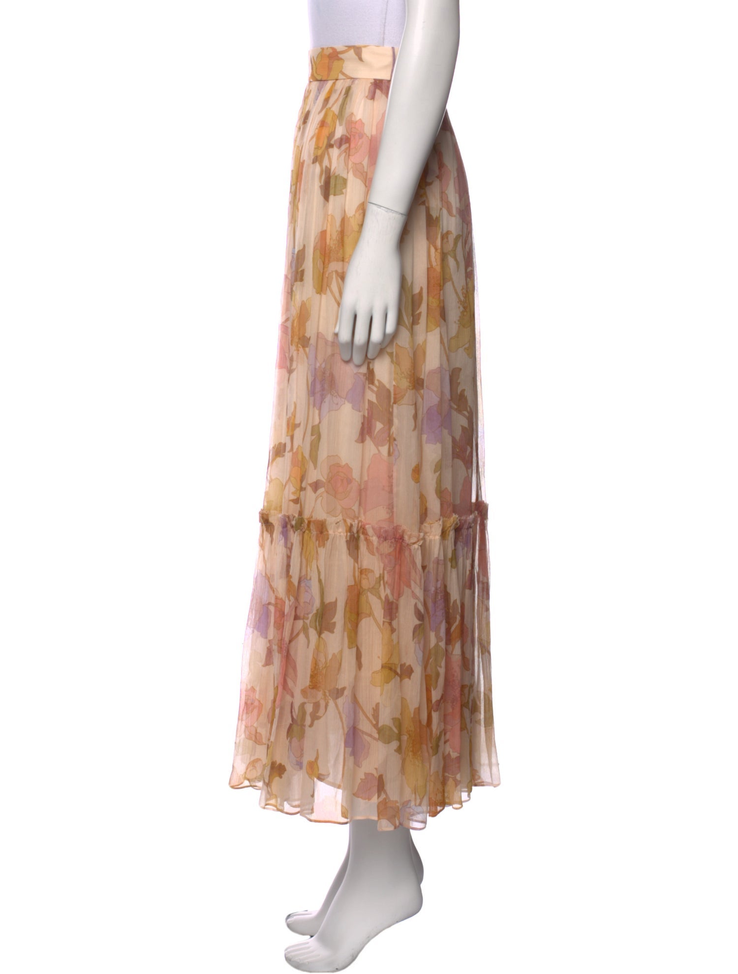 Zimmermann Silk Midi Length Skirt