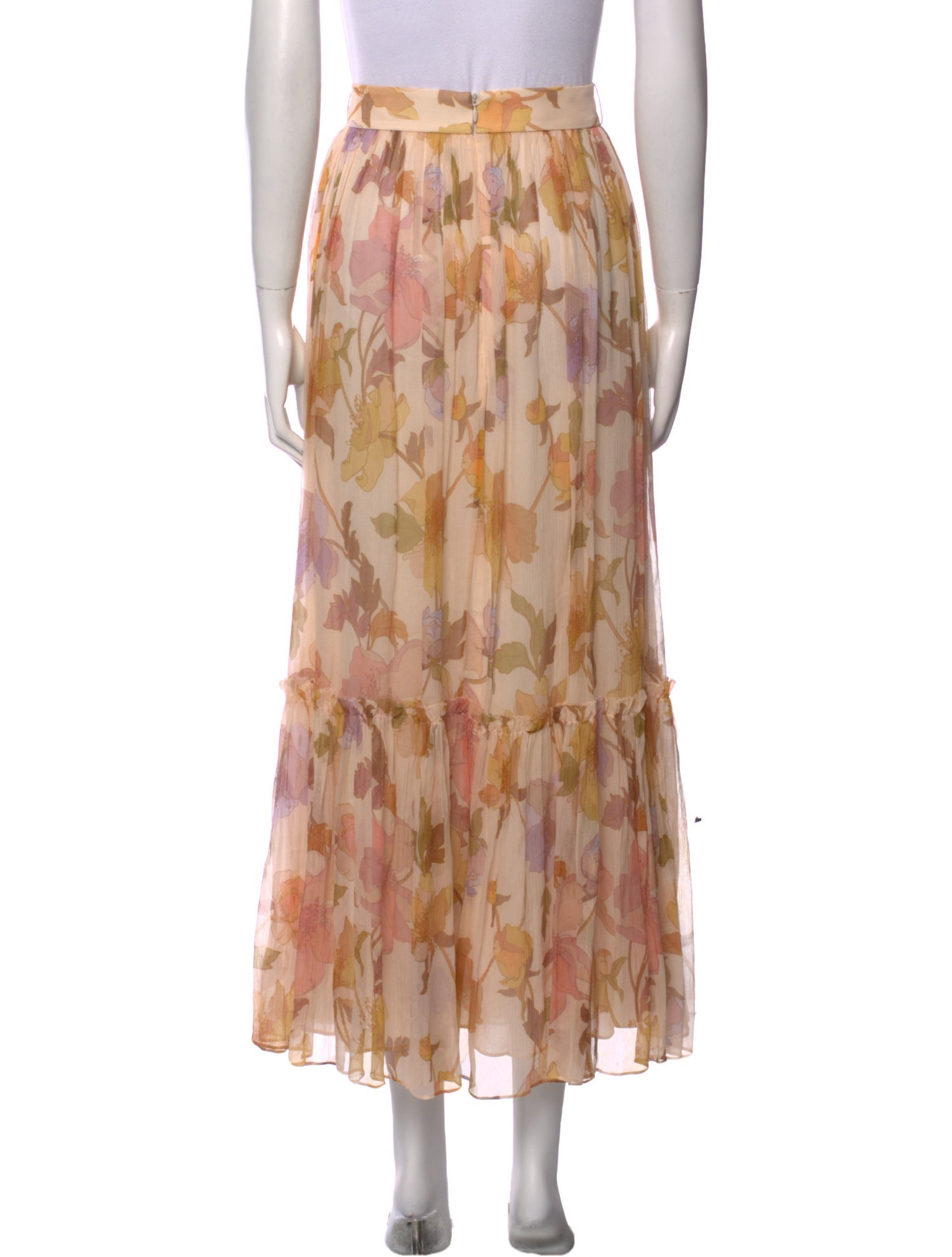 Zimmermann Silk Midi Length Skirt