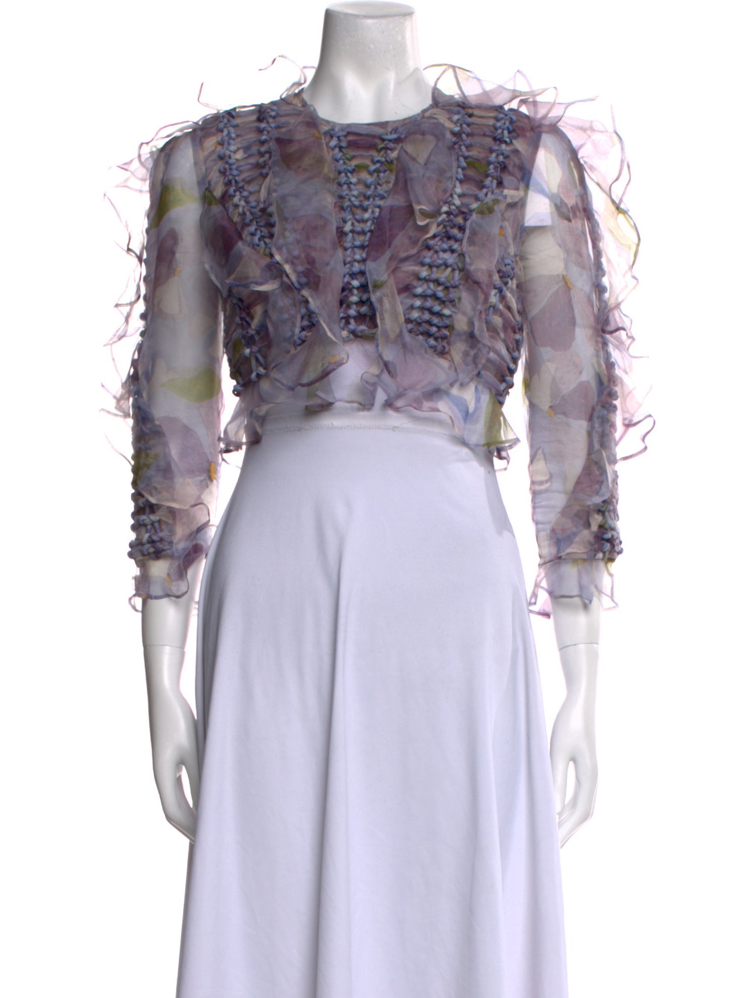 Zimmermann 2025 Silk Crop Top