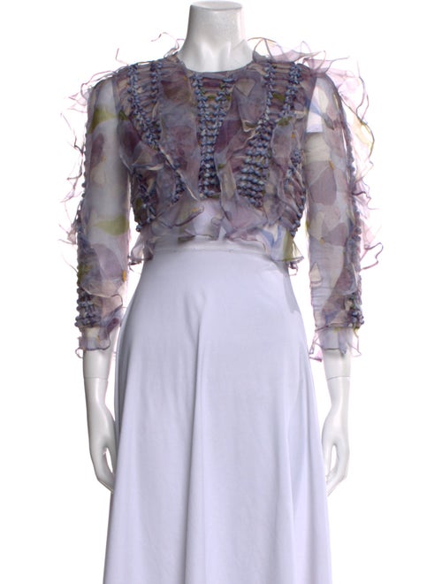 Zimmermann 2025 Silk Crop Top