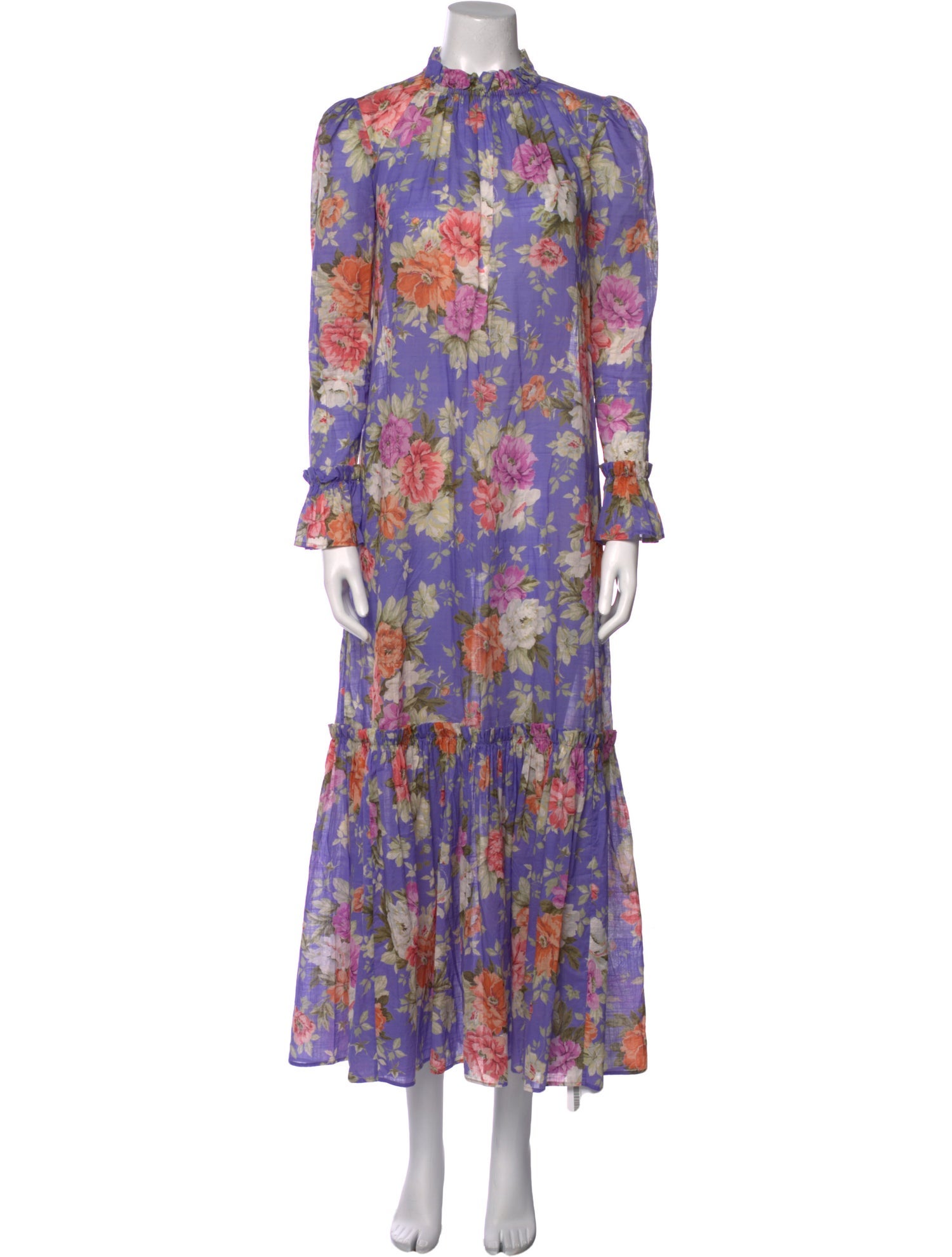 Zimmermann Floral Print Long Dress