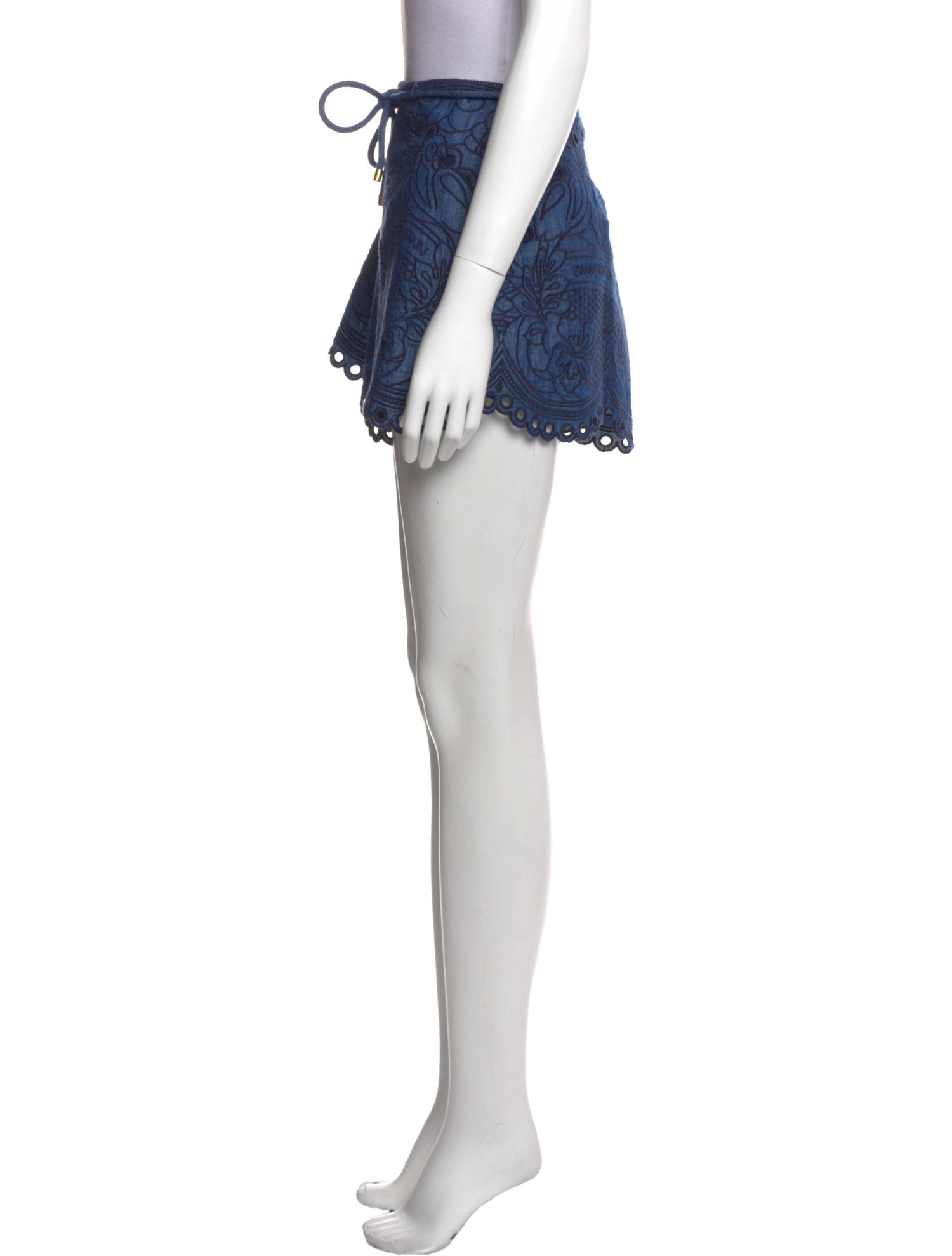 Zimmermann Printed Mini Shorts w/ Tags