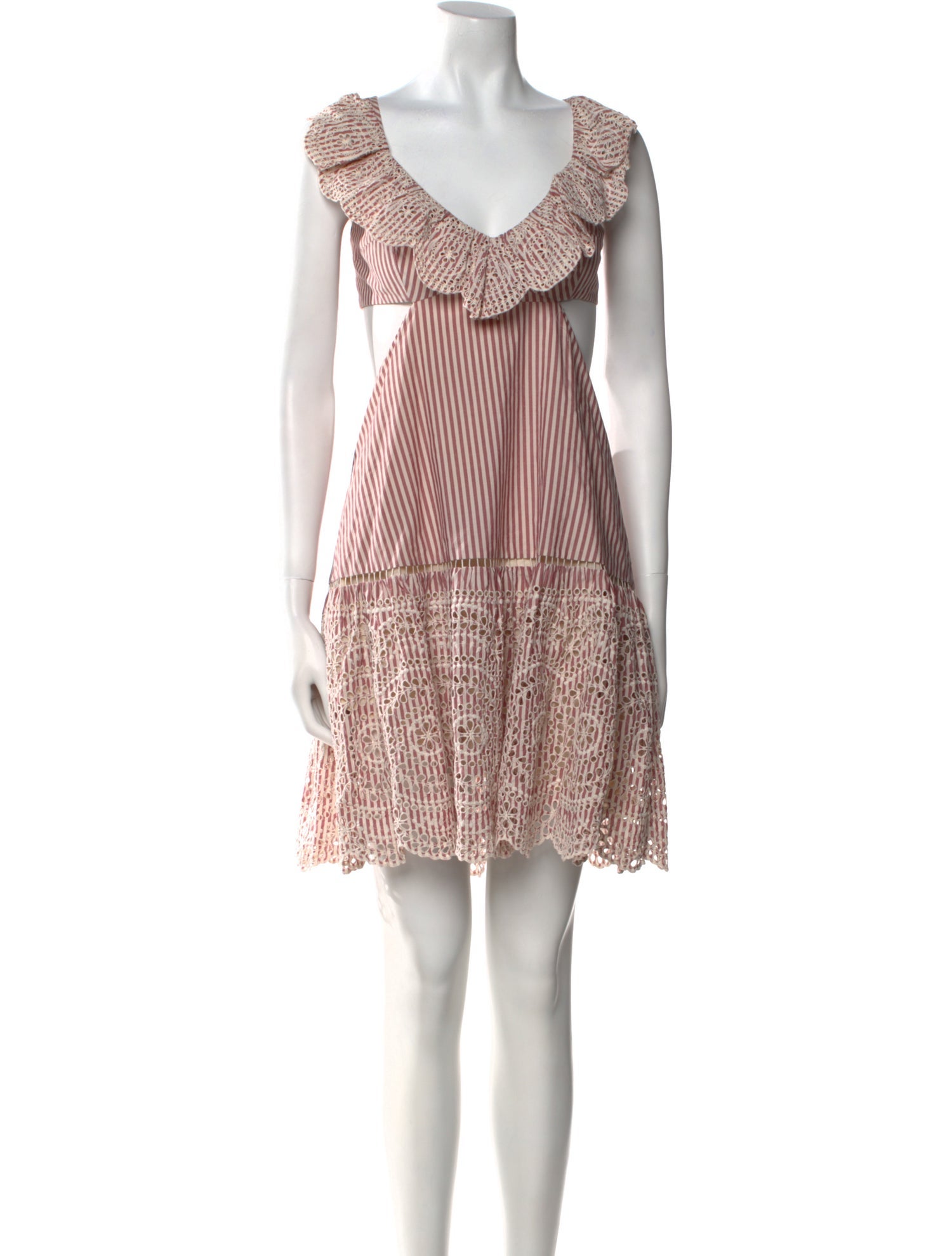 Zimmermann Striped Knee-Length Dress