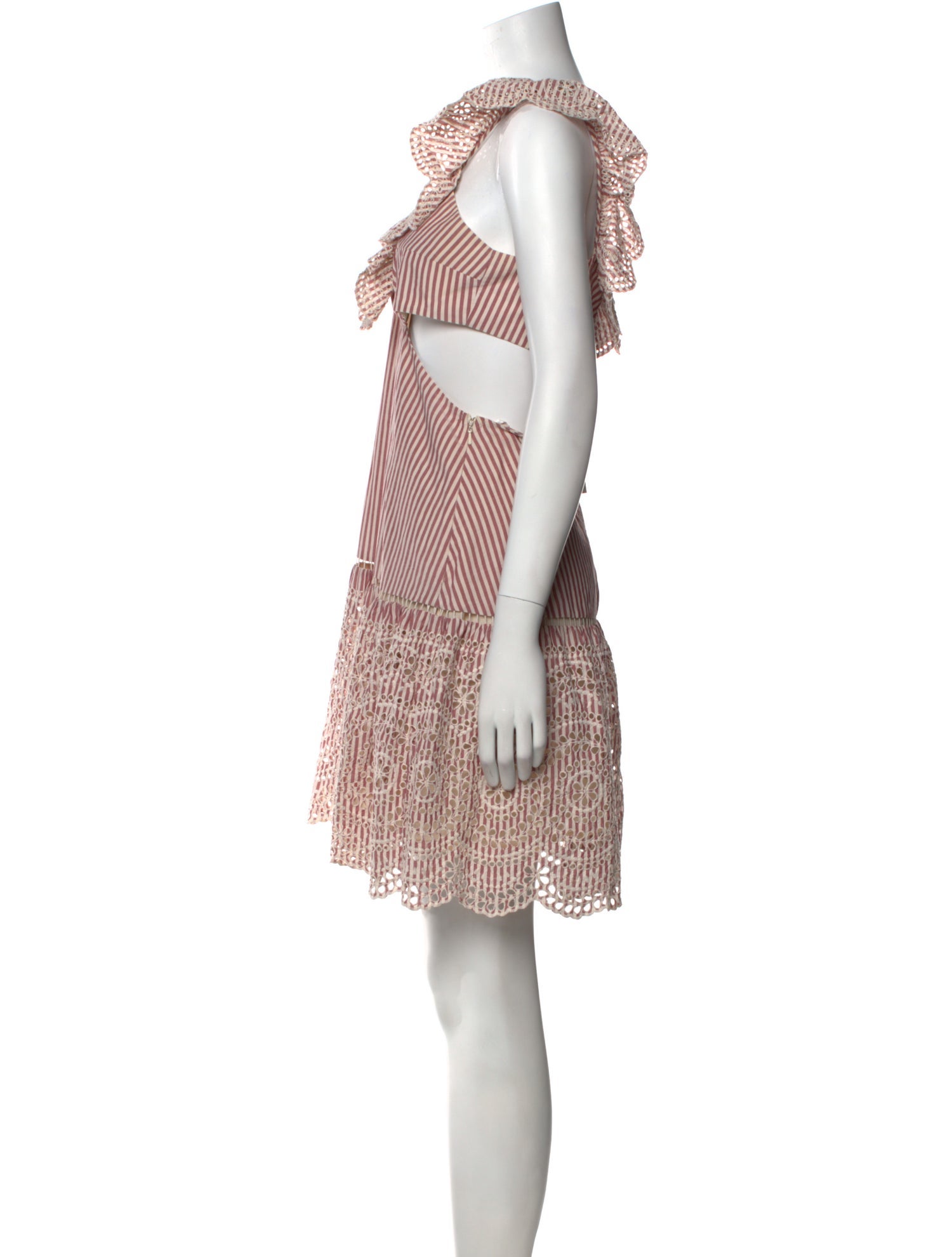 Zimmermann Striped Knee-Length Dress