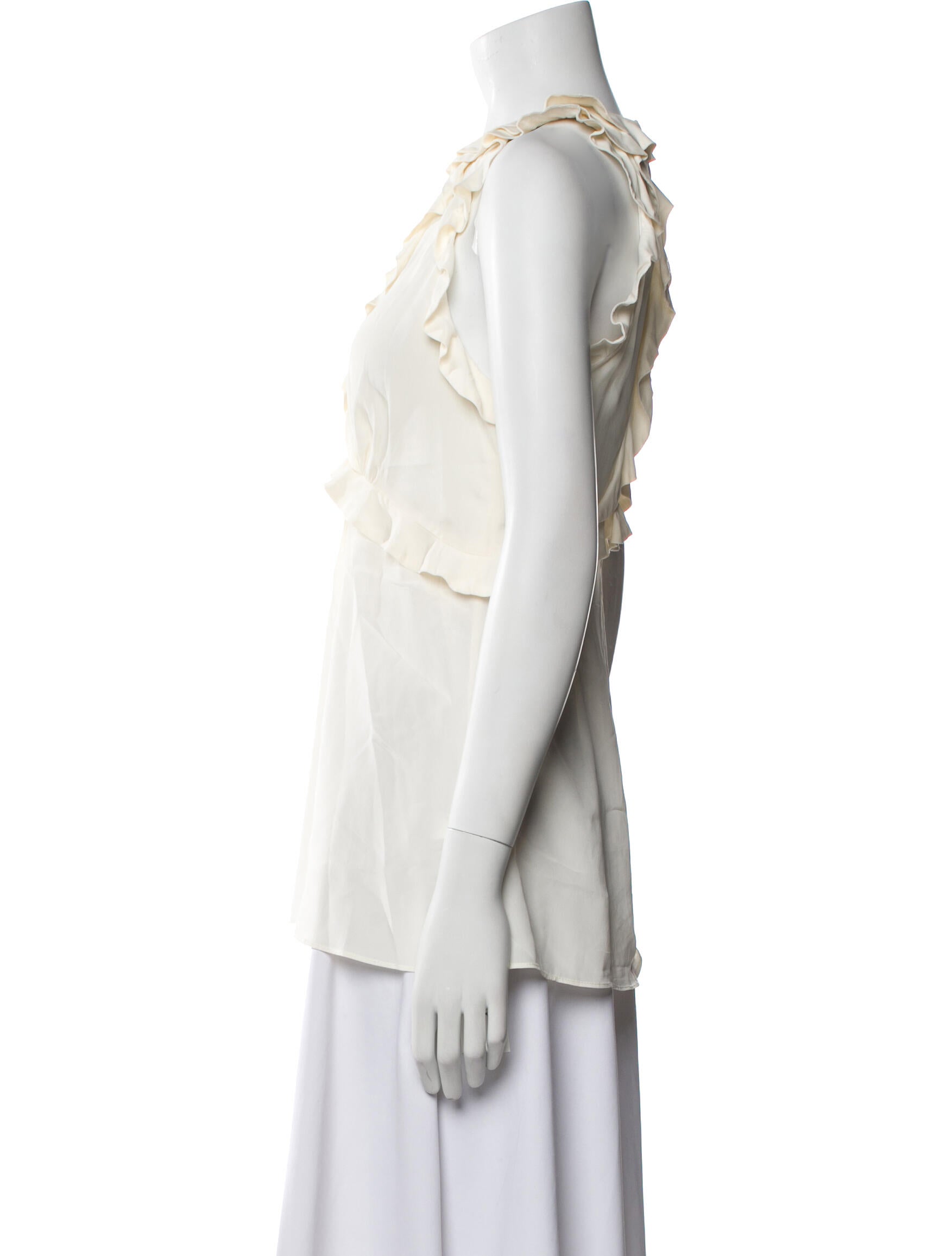 Zimmermann Silk Square Neckline Blouse