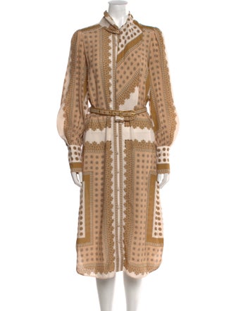 Zimmermann Printed Midi Length Dress