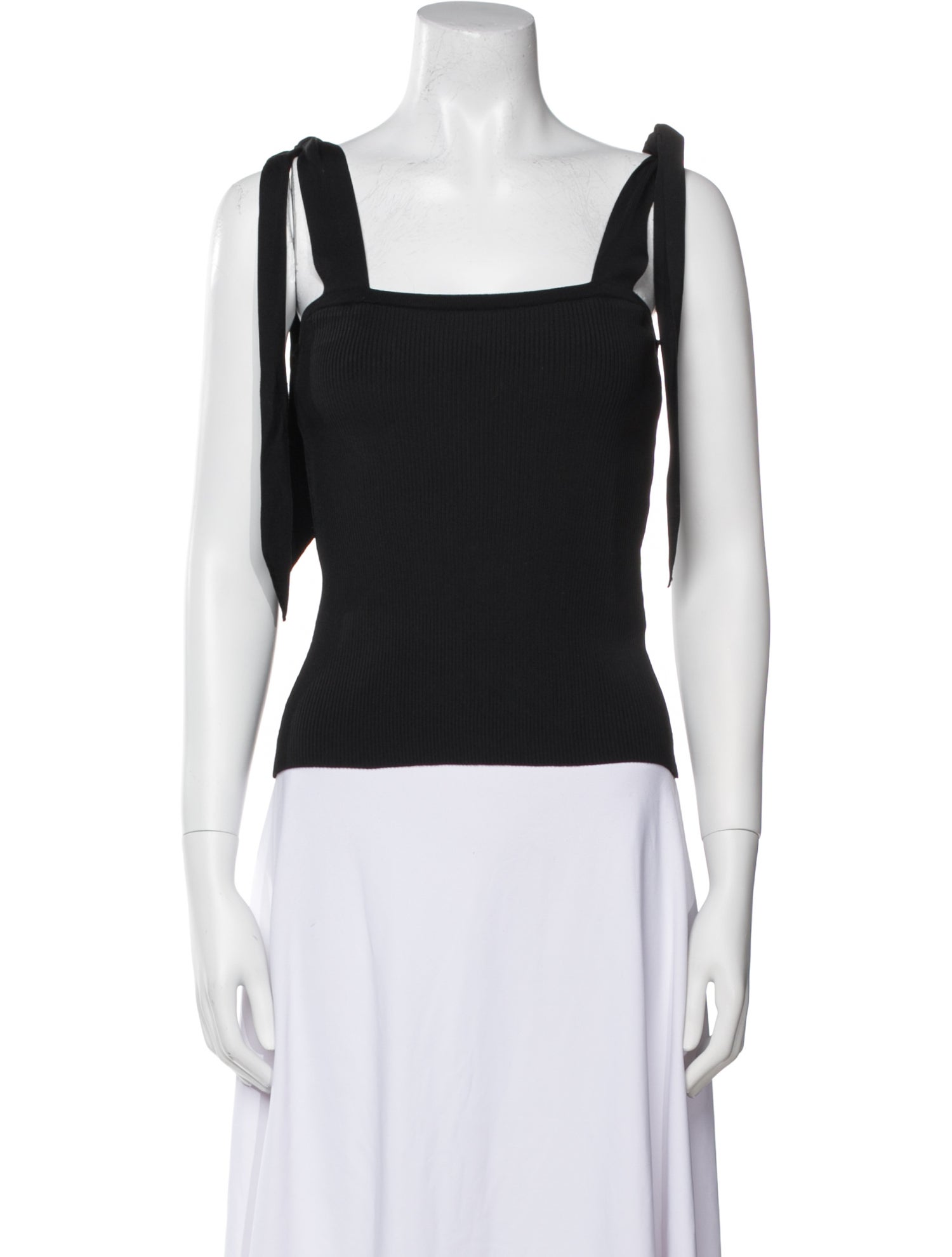 Zimmermann Square Neckline Sleeveless Crop Top